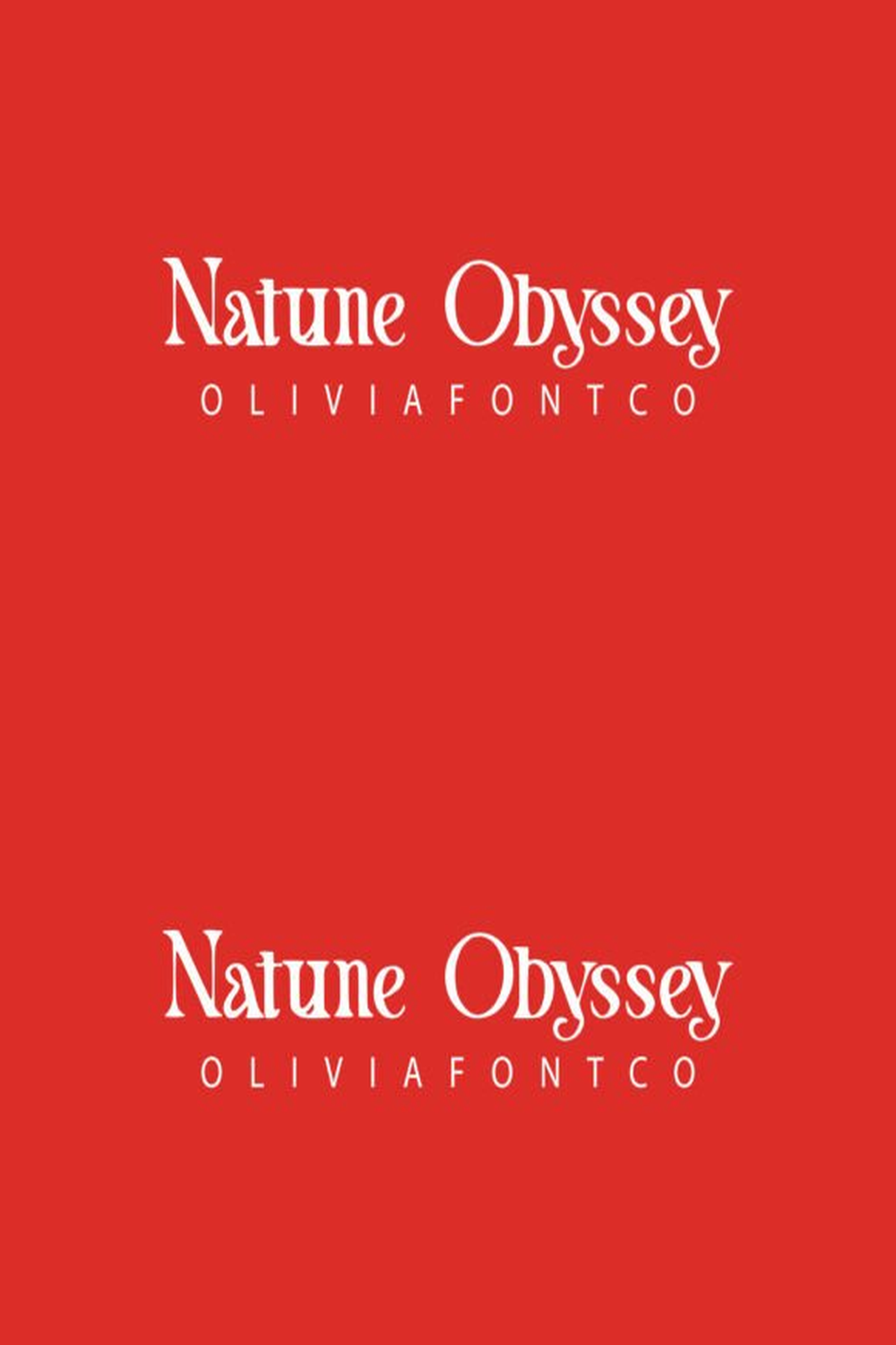 Nature Odyssey Font