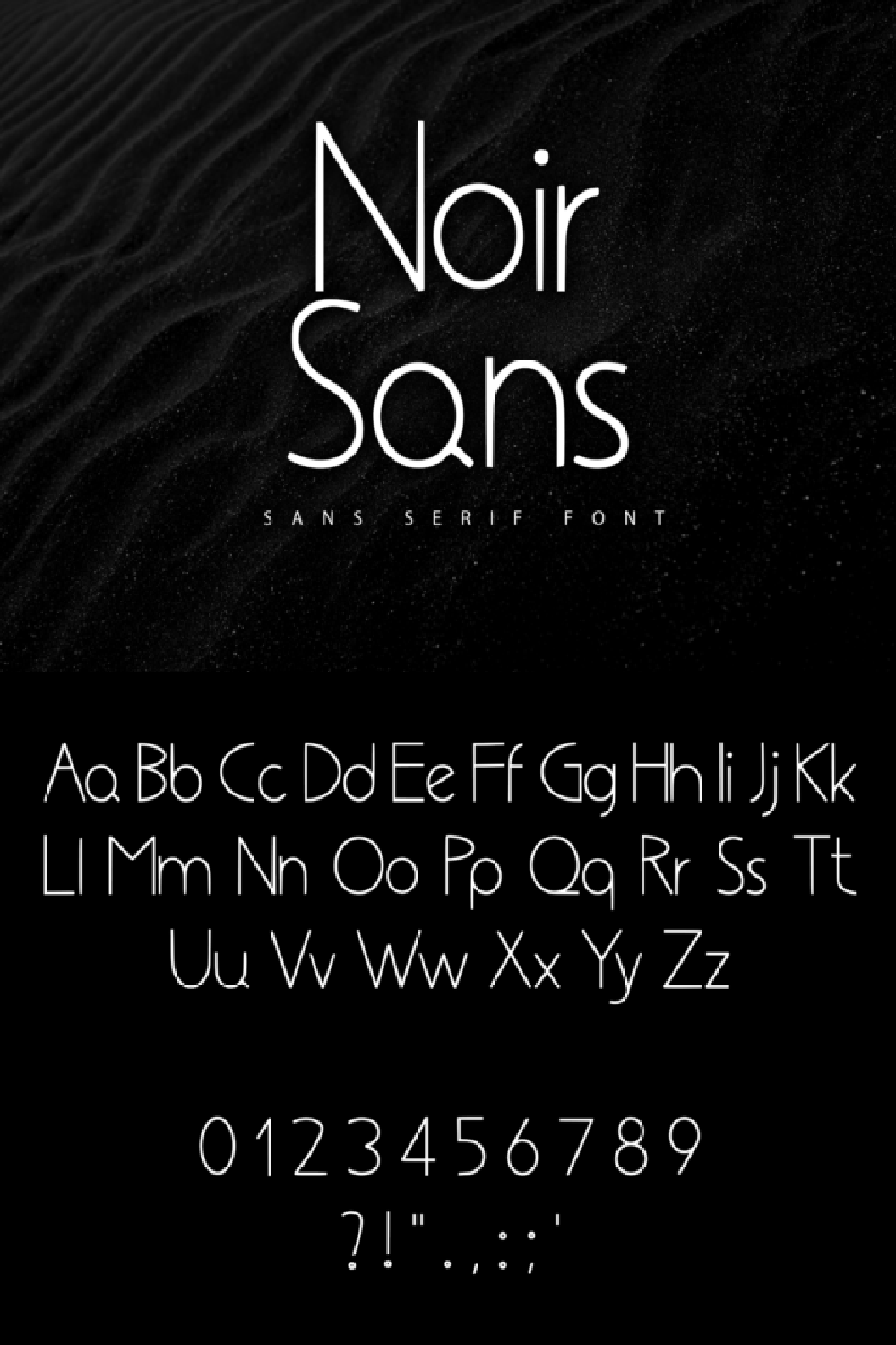 Noir Sans Font