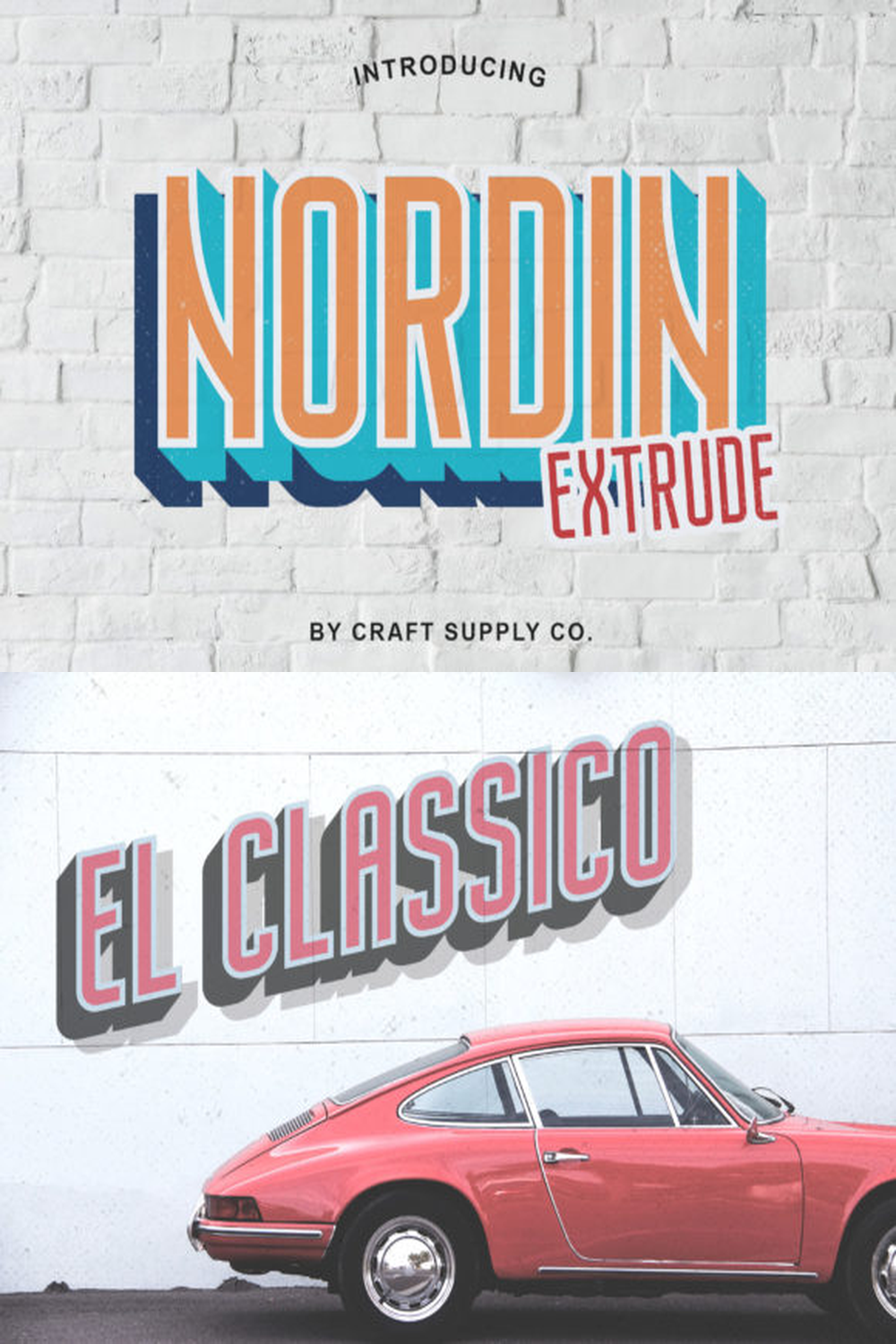 Nordin Extrude Family Font