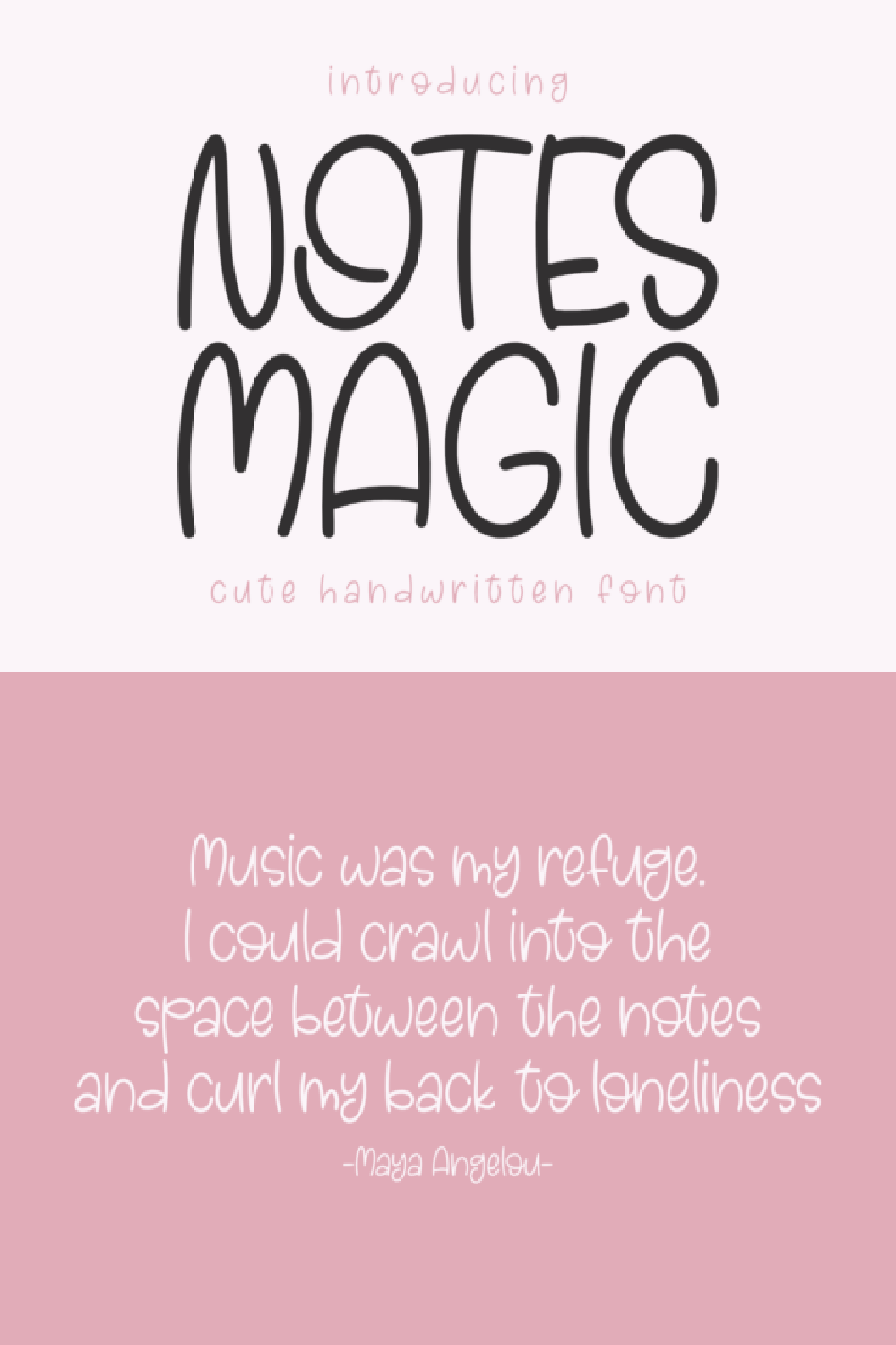 Notes Magic Font