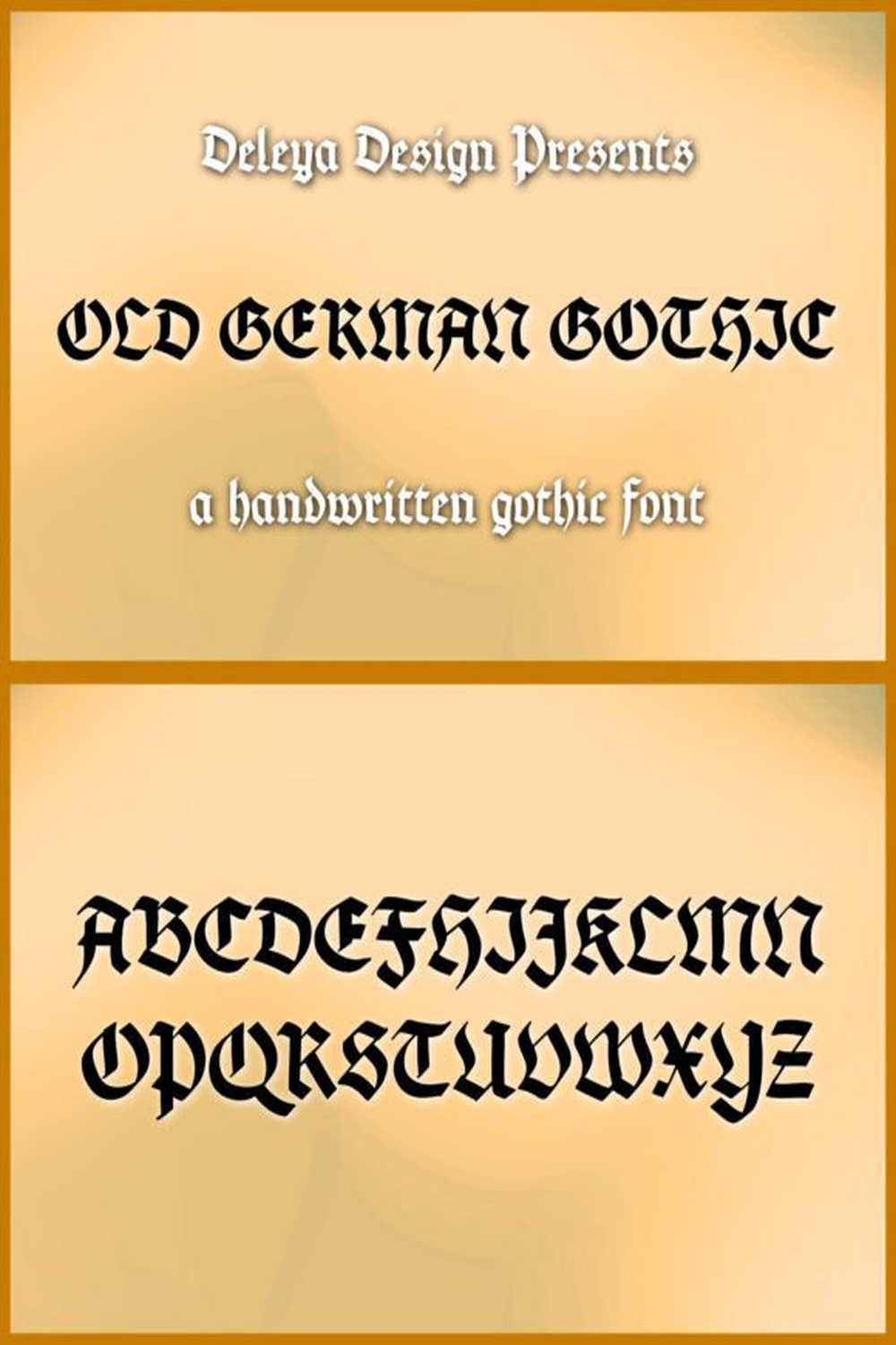 Old German Gothic Font