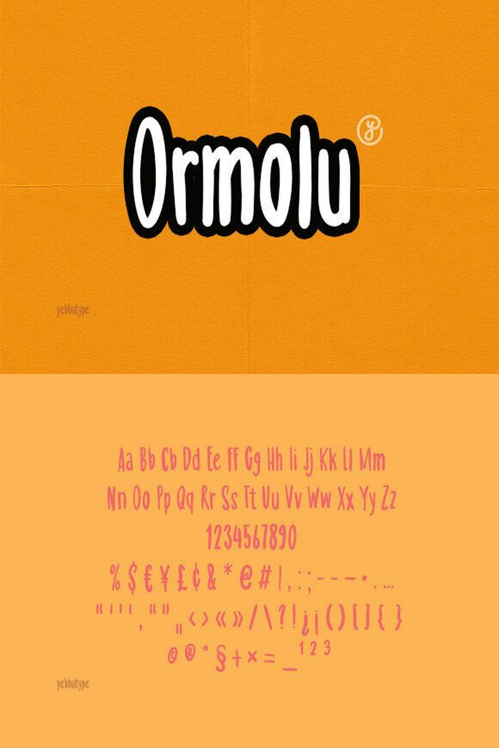 Ormolu Font
