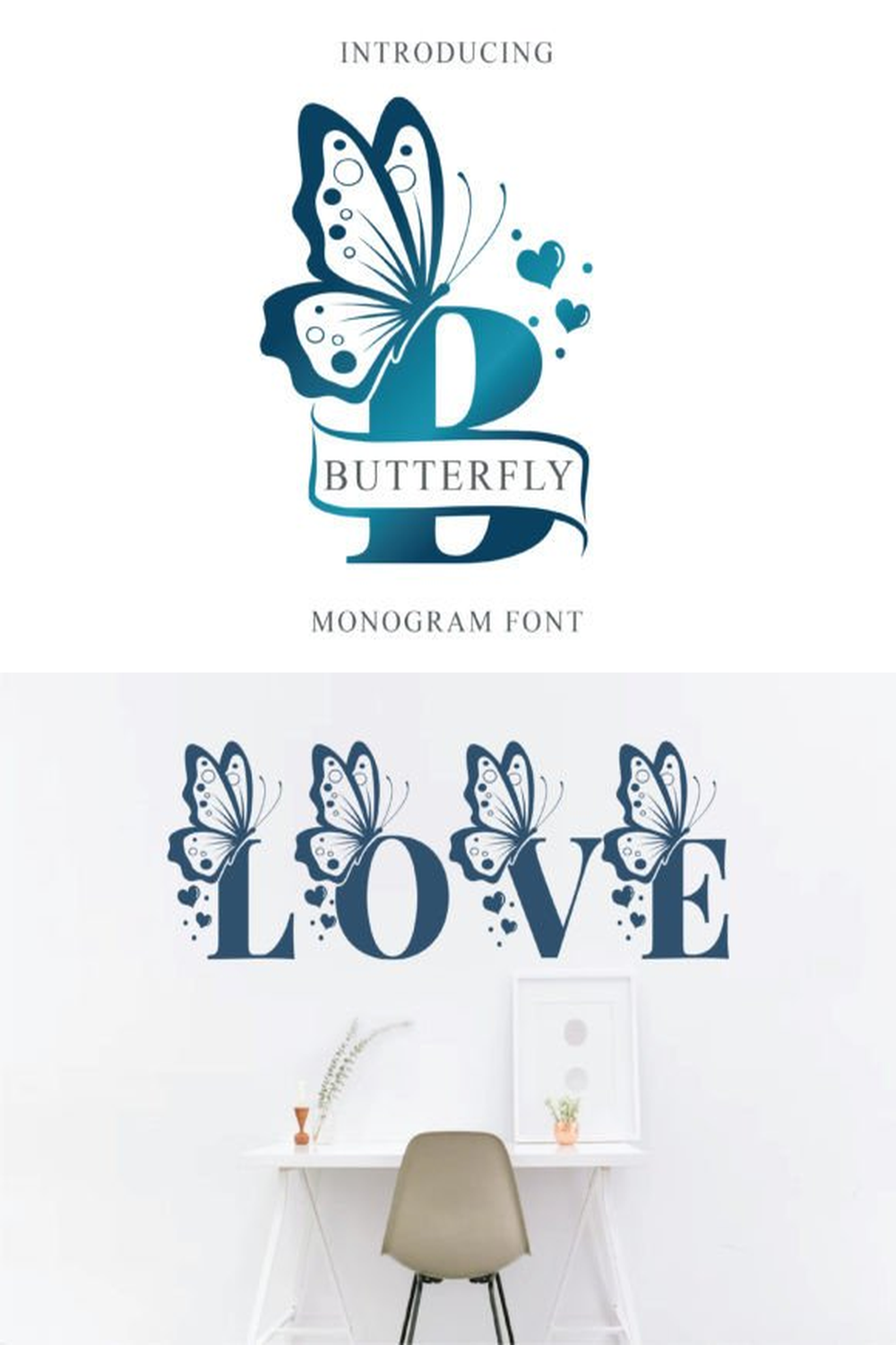 Butterfly Monogra Font
