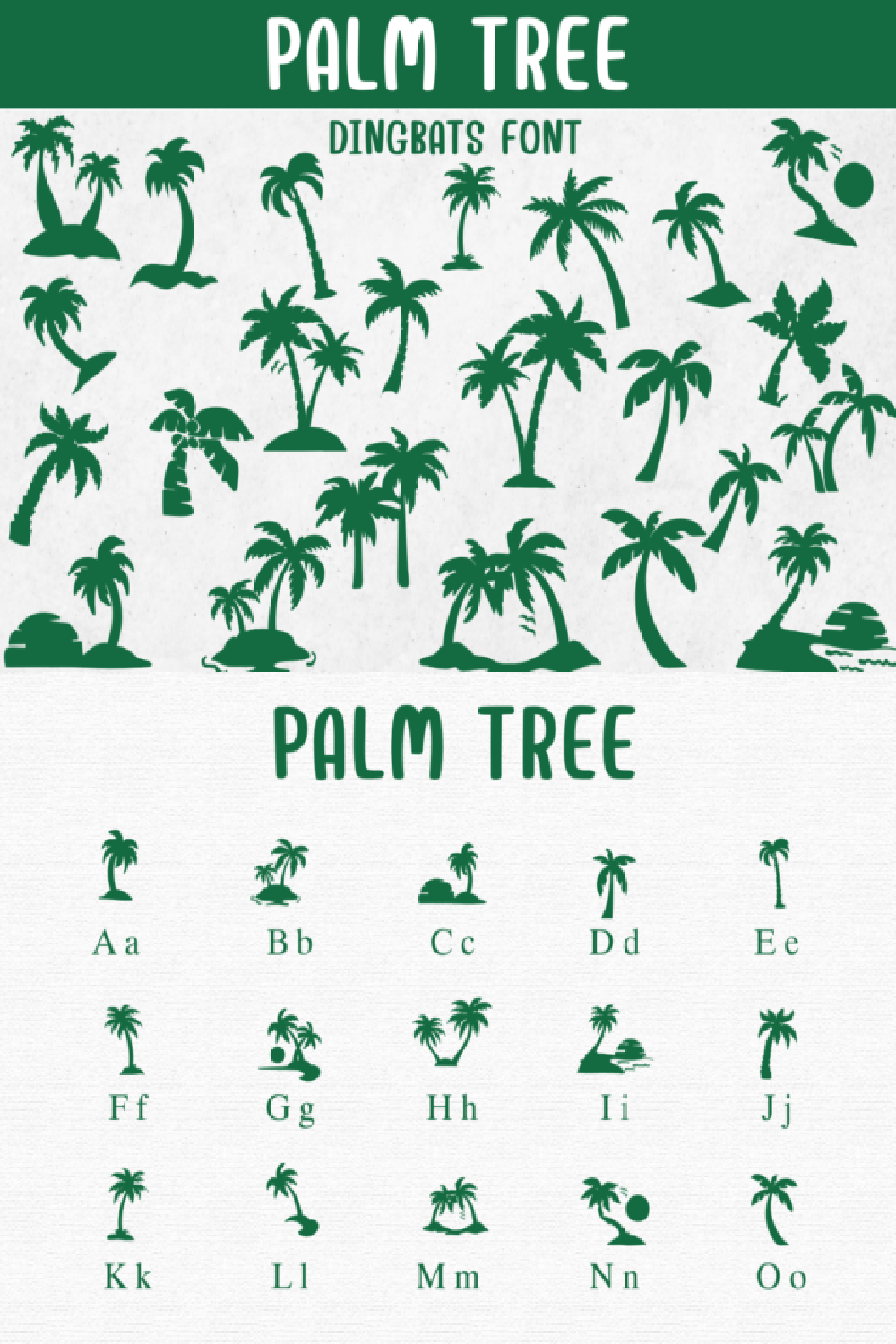 Palm Tree Font