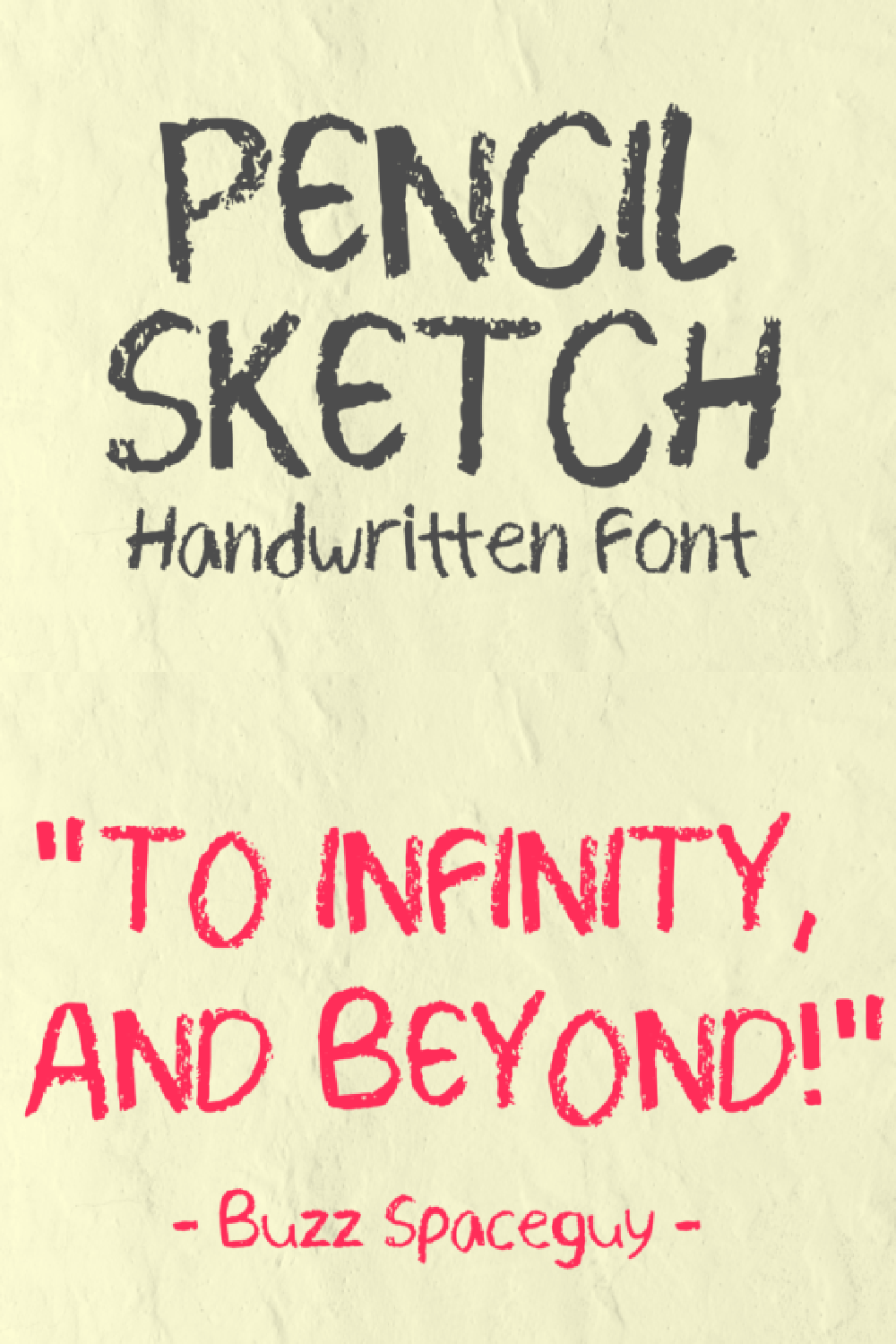 Pencil Sketch Font