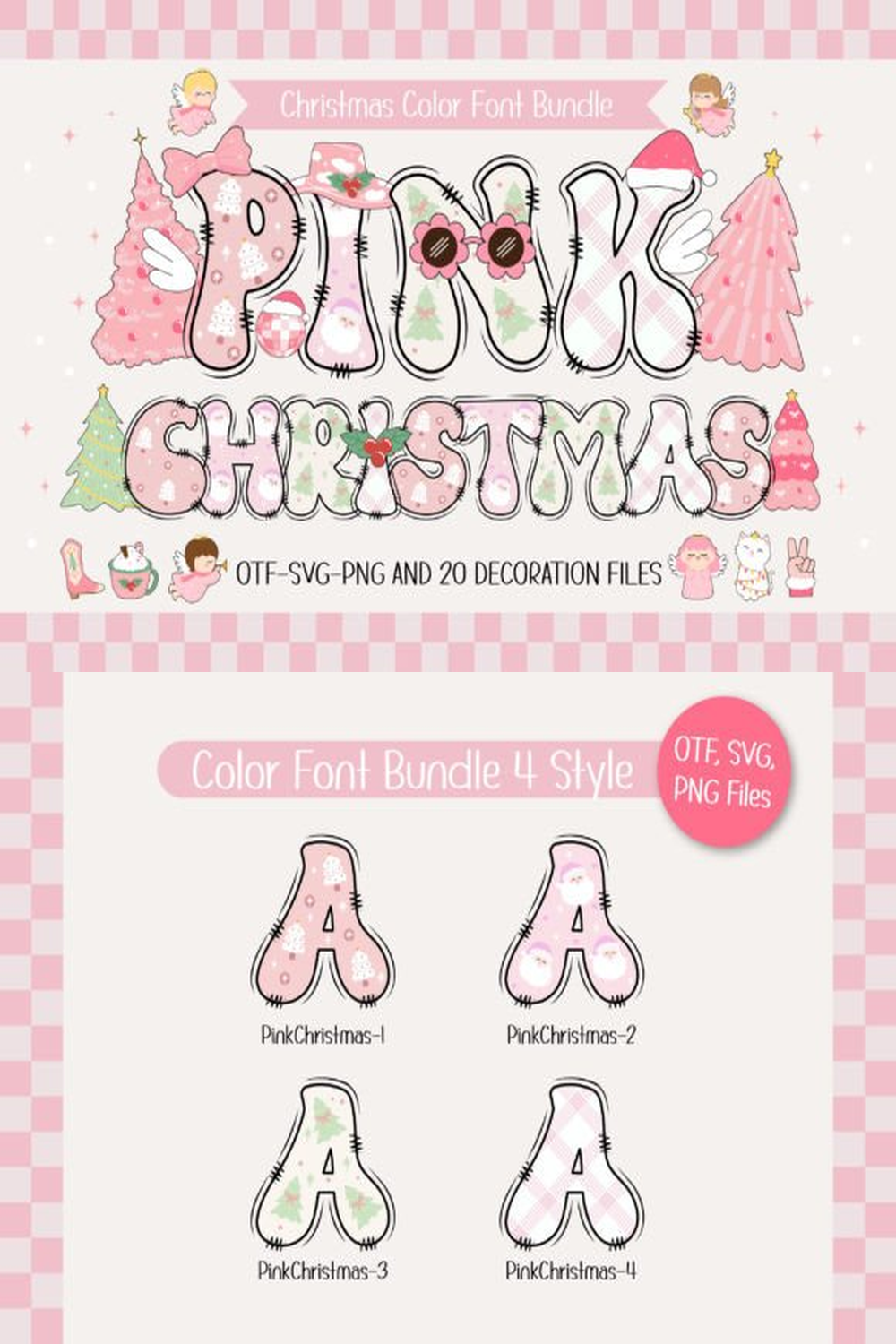 Pink Christmas Font