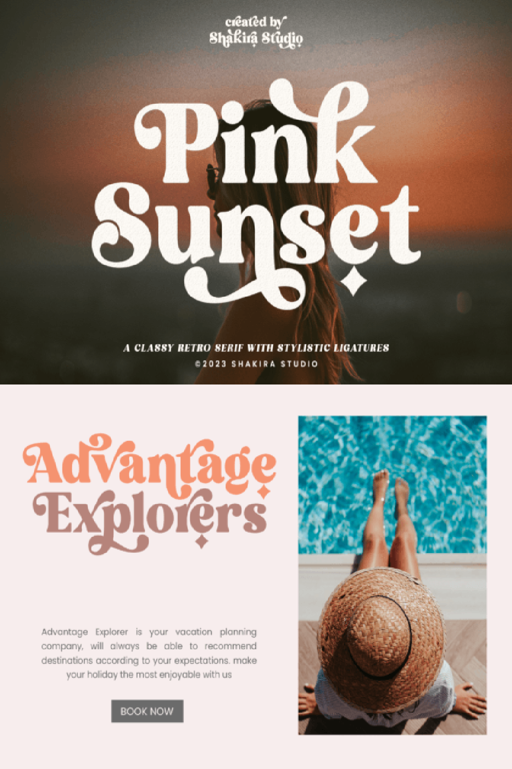 Pink Sunset Font