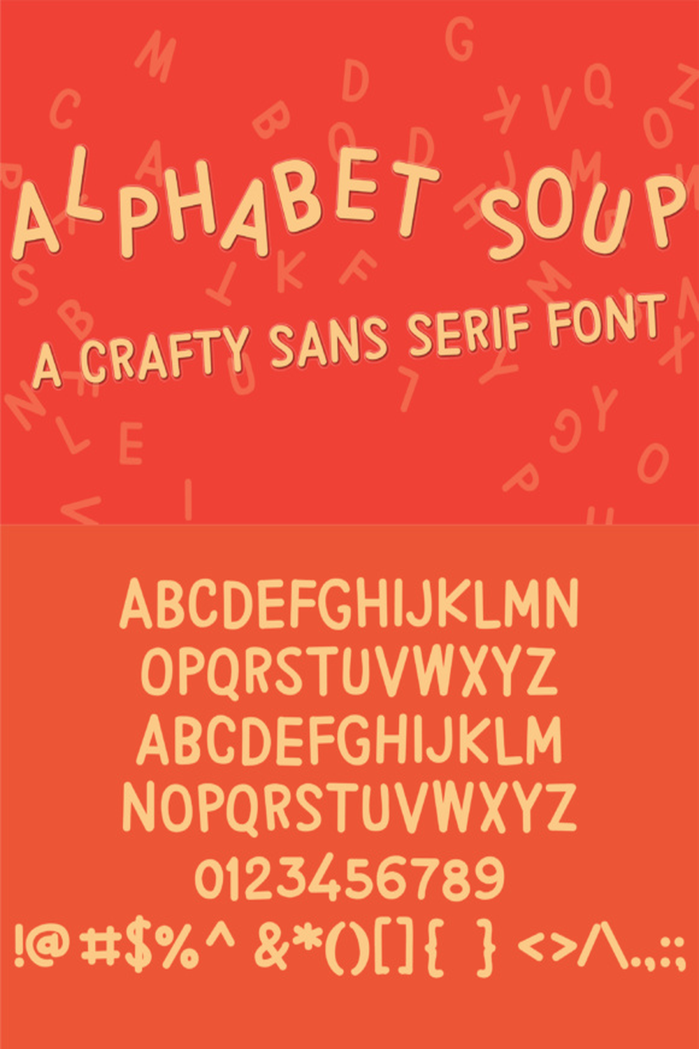 PN Alphabet Soup Font