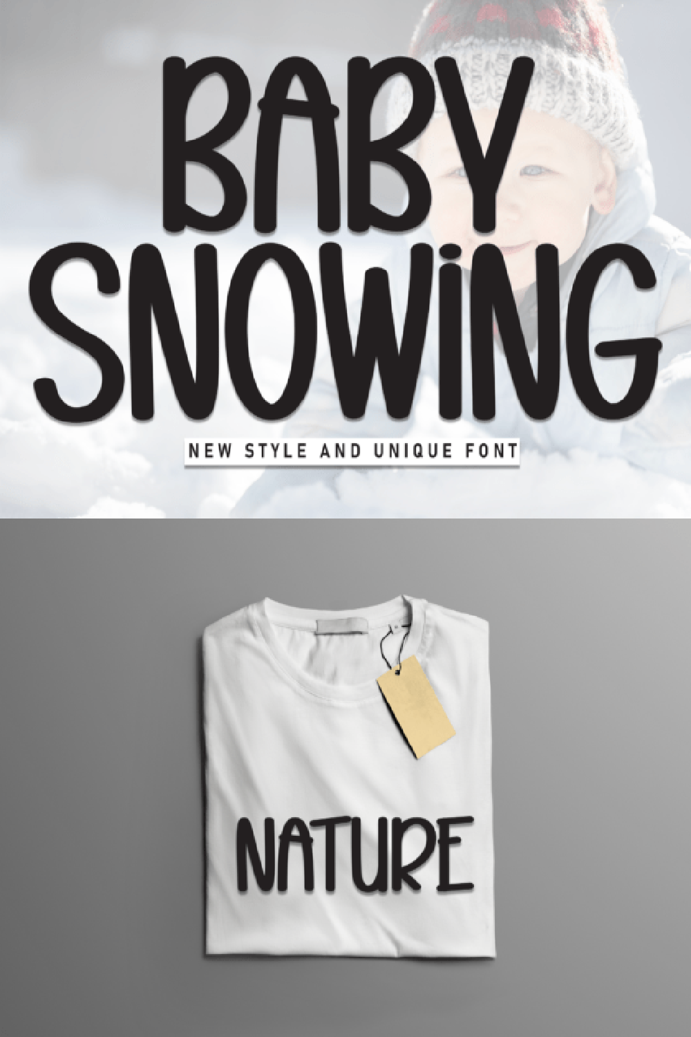 Baby Snowing Font