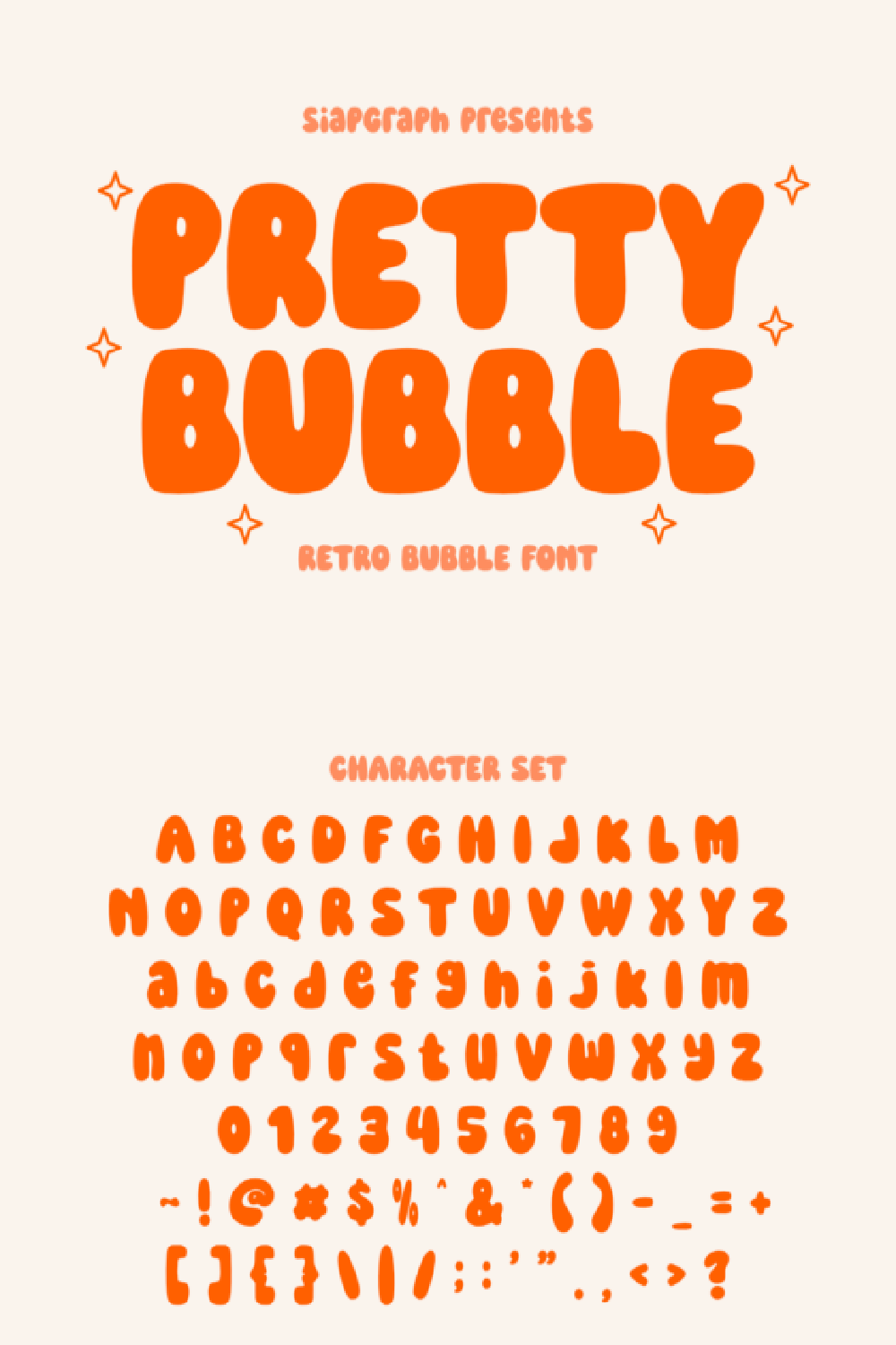 Pretty Bubble Font