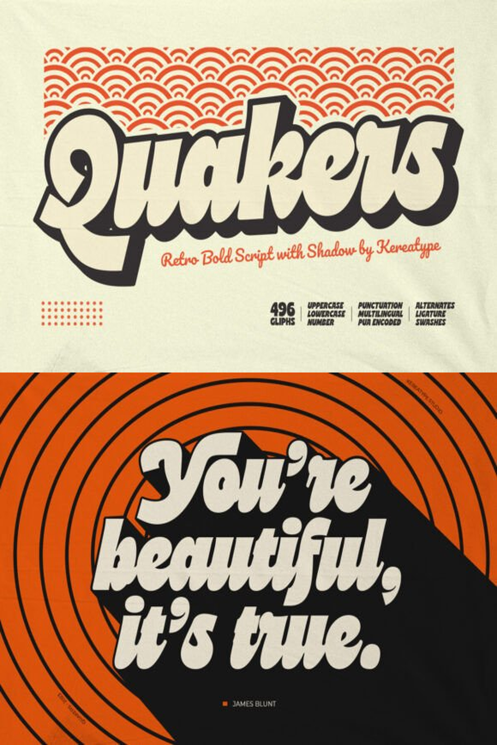 Quakers Font