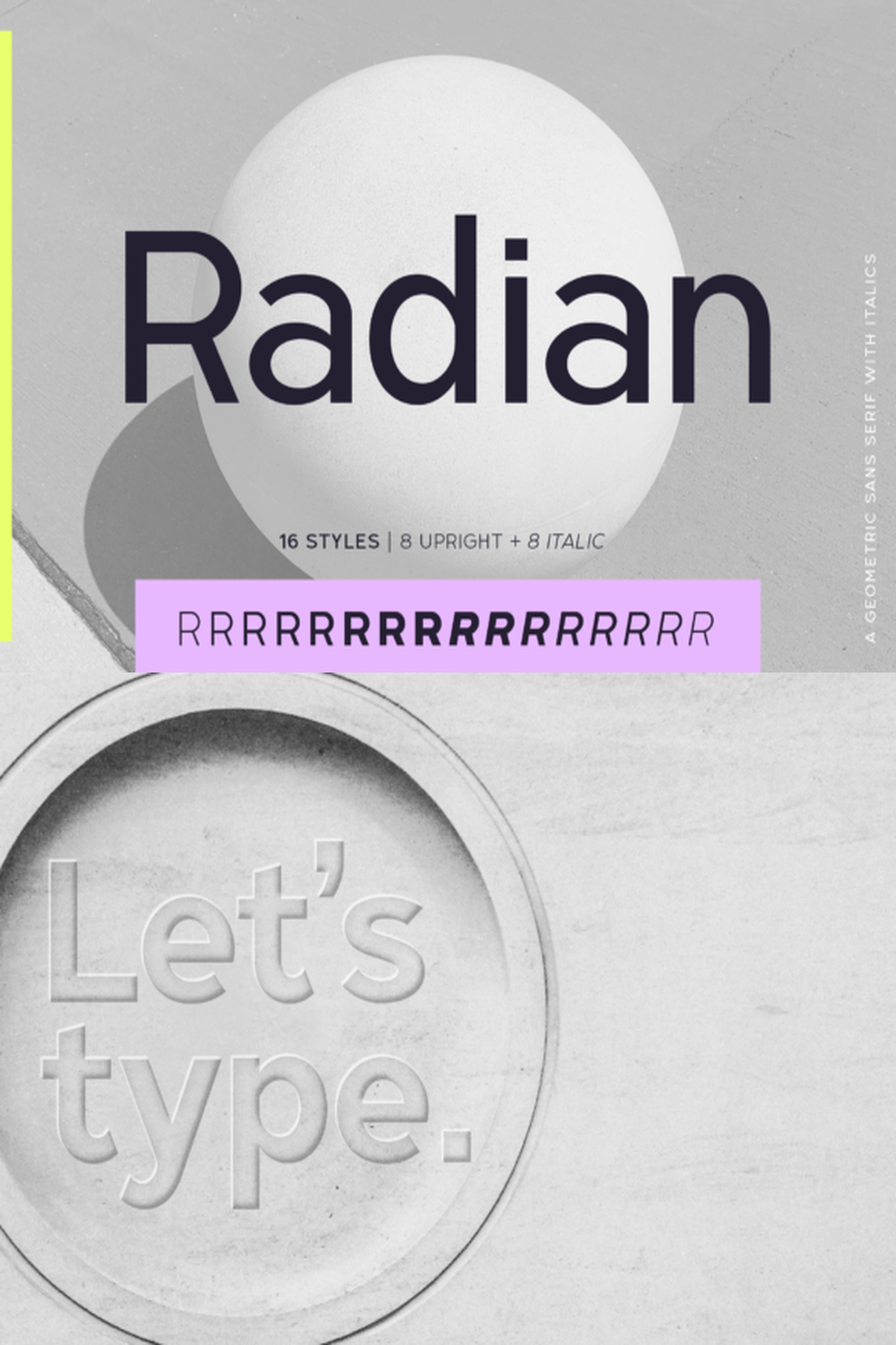 Radian Font