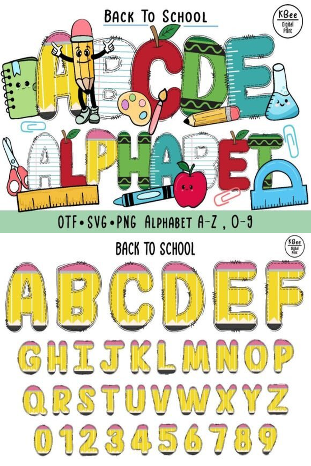 Back to School Doodle Font