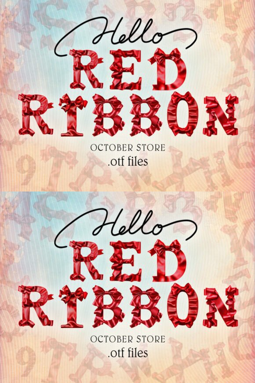 Red Ribbon Font
