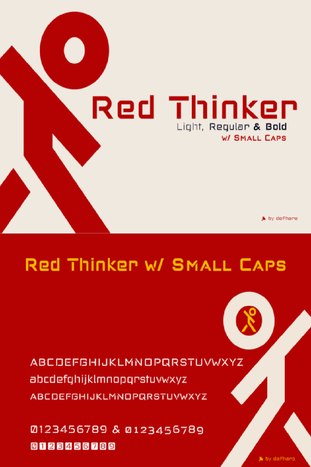 Red Thinker Font