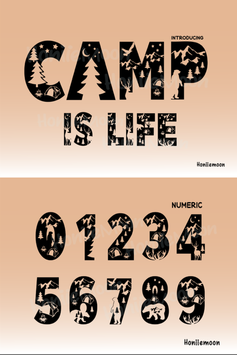 Camp is Life Font