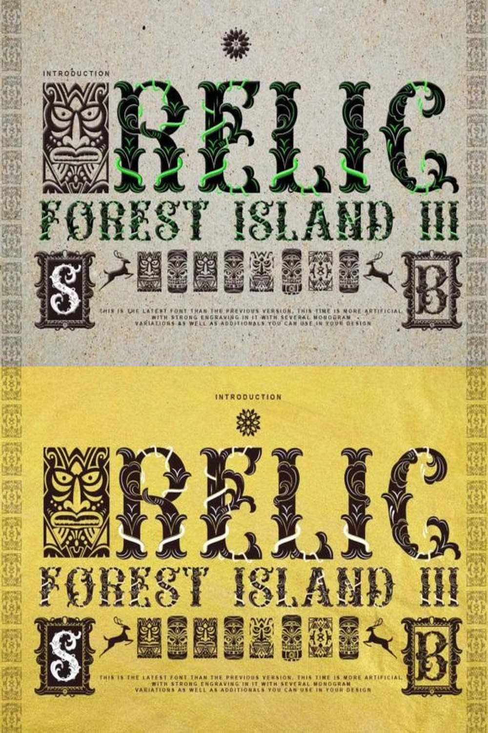 Relic Forest Island Iii Font