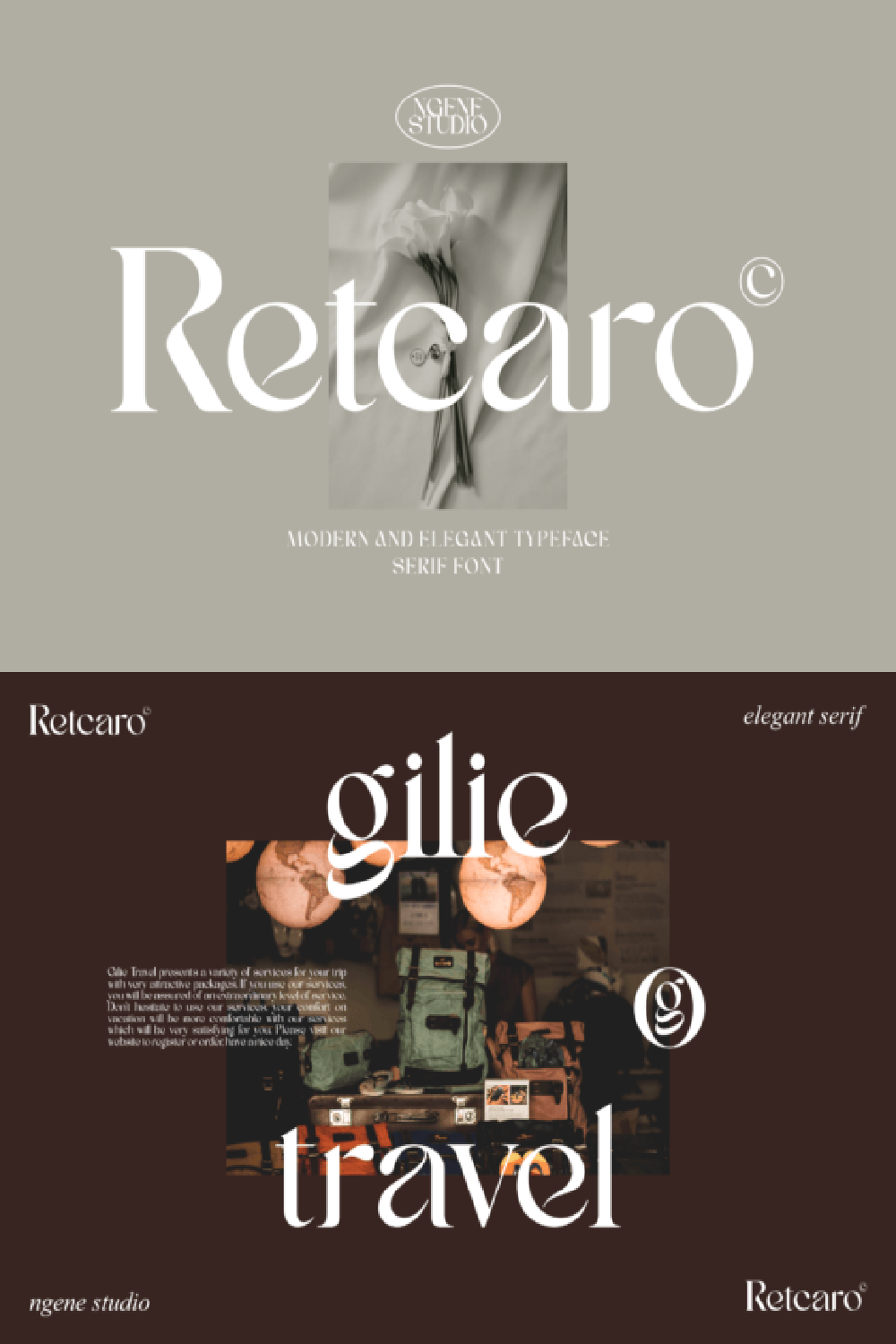 Retcaro Font Retcaro Font