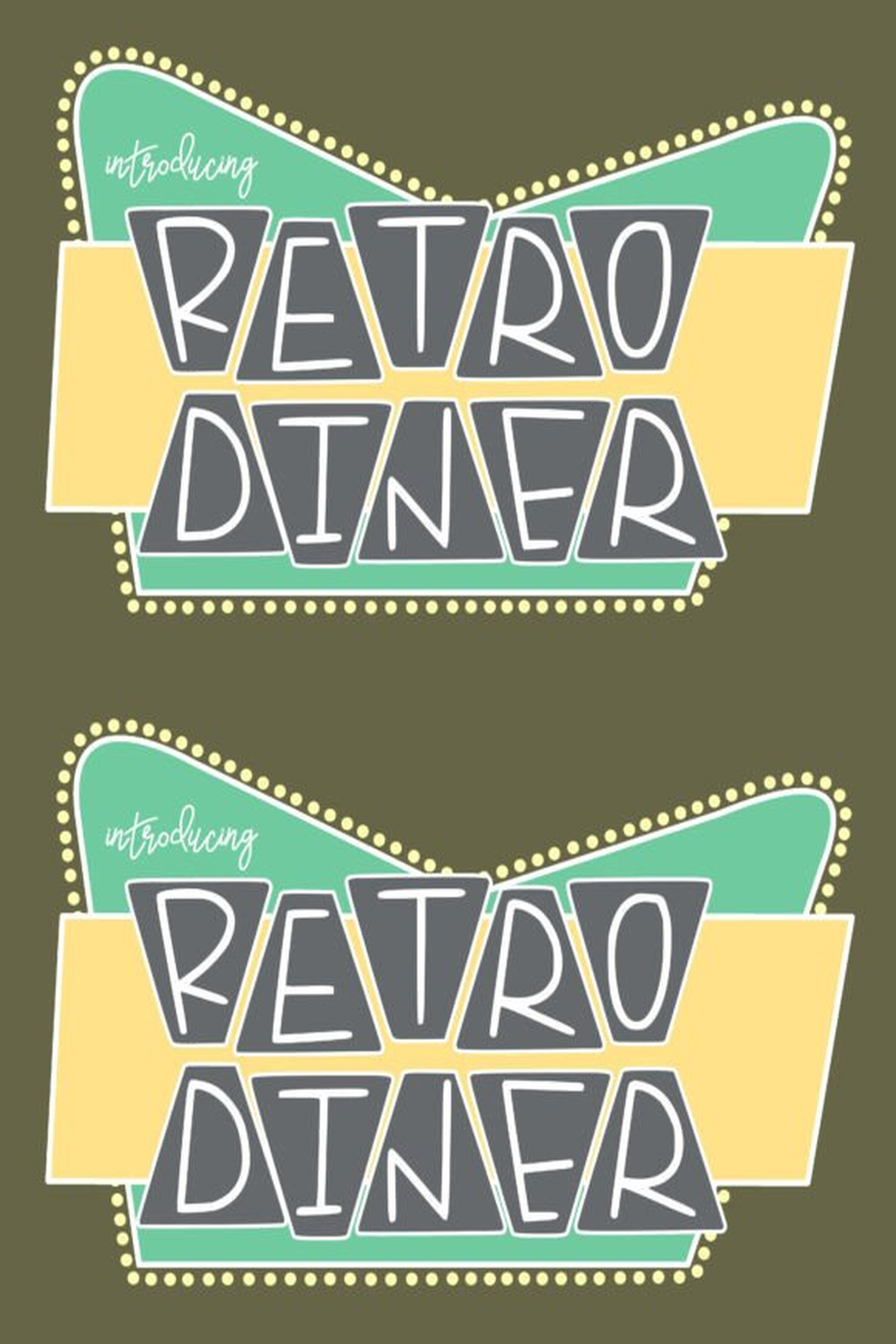 Retro Diner Font