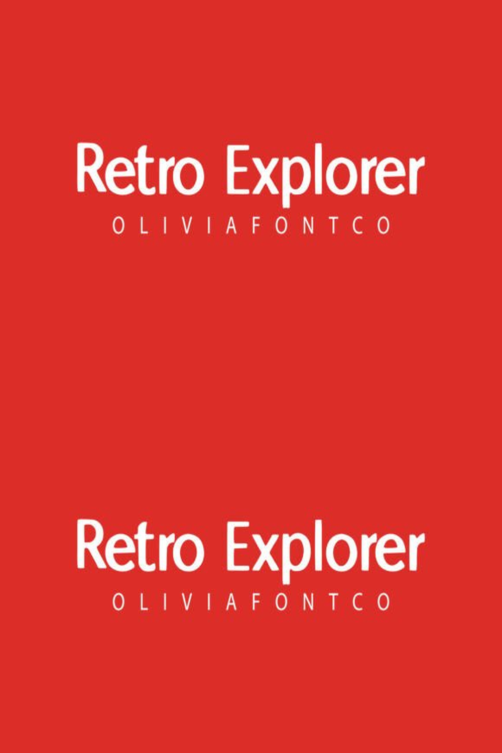 Retro Explorer Font
