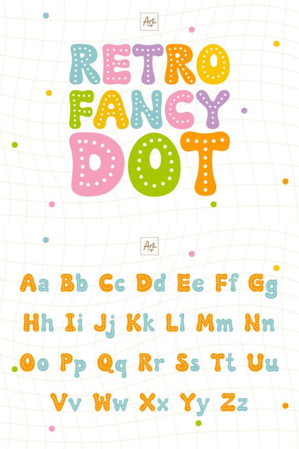Retro Fancy Dot Font