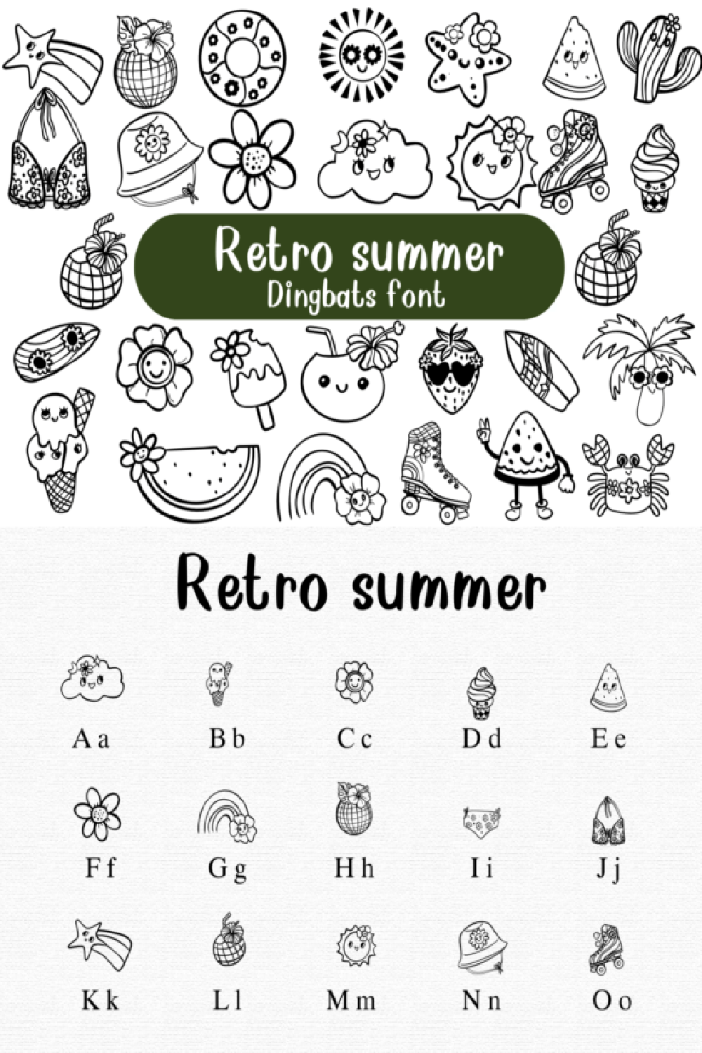 Retro Summer Font