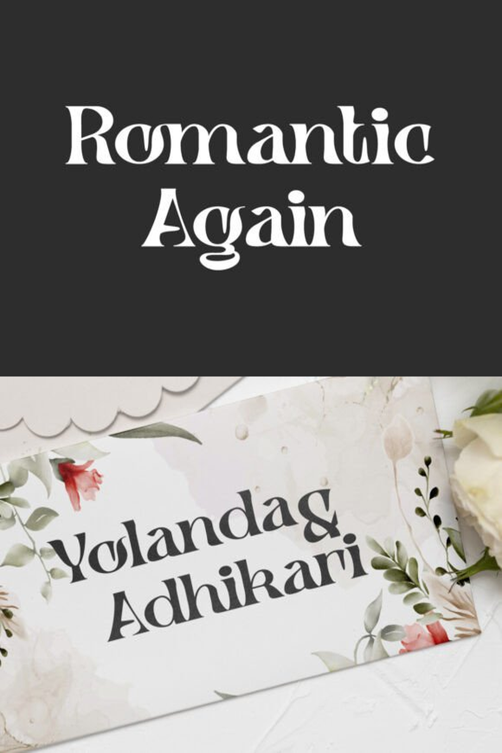 Romantic Again Font: A Vintage Serif for Elegant Logo Design Romantic Again Font: A Vintage Serif for Elegant Logo Design