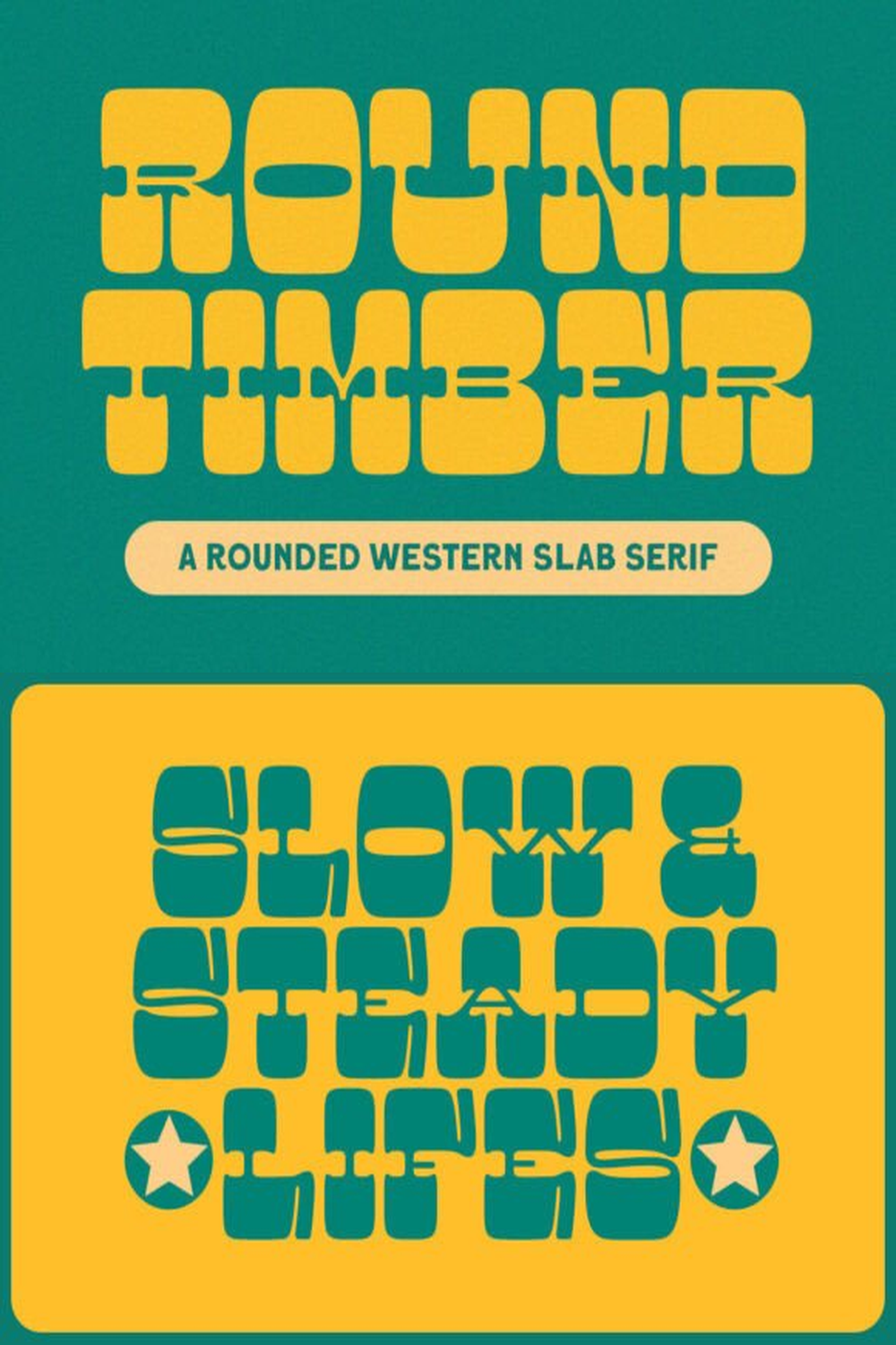Round Timber Font