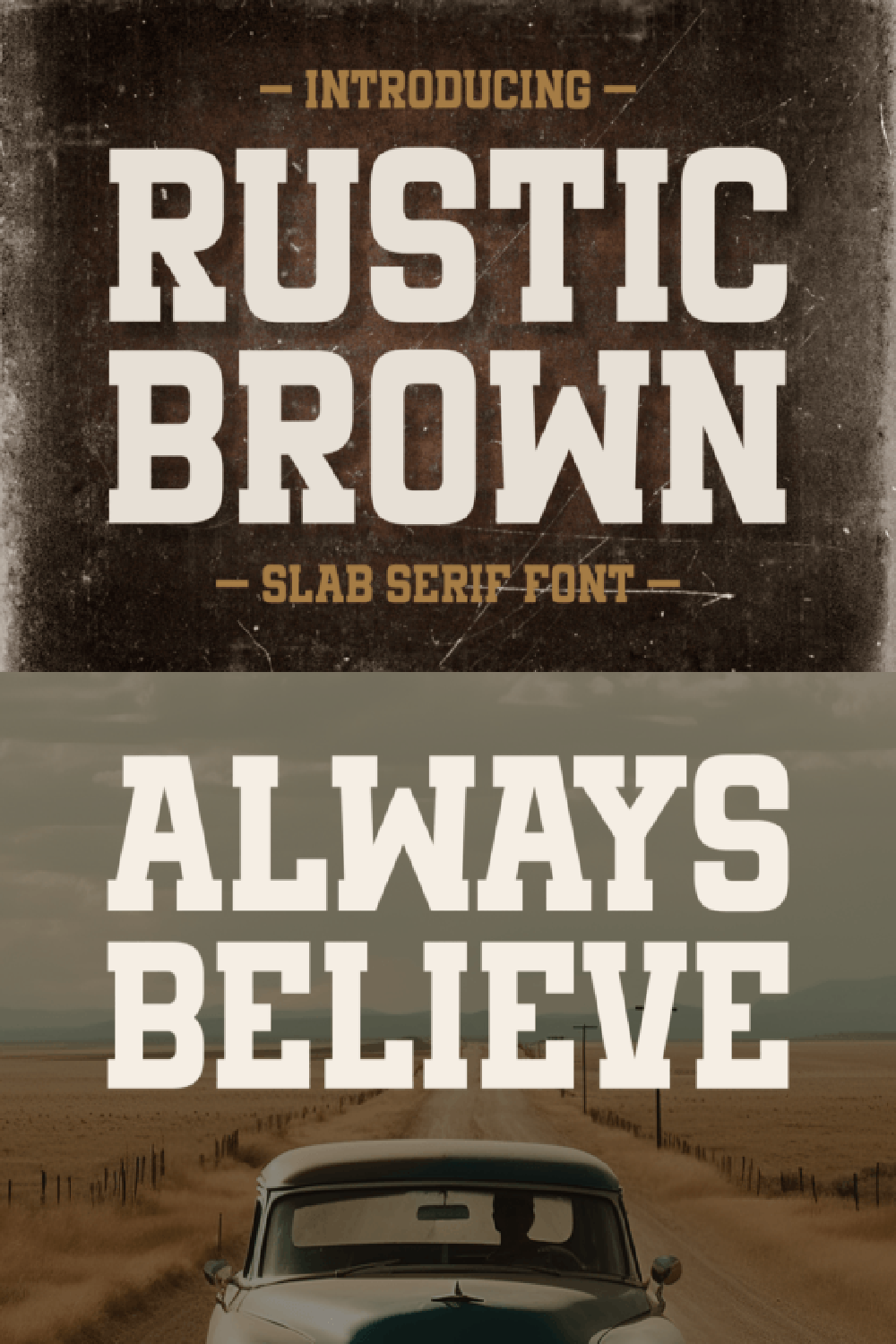 Rustic Brown Font