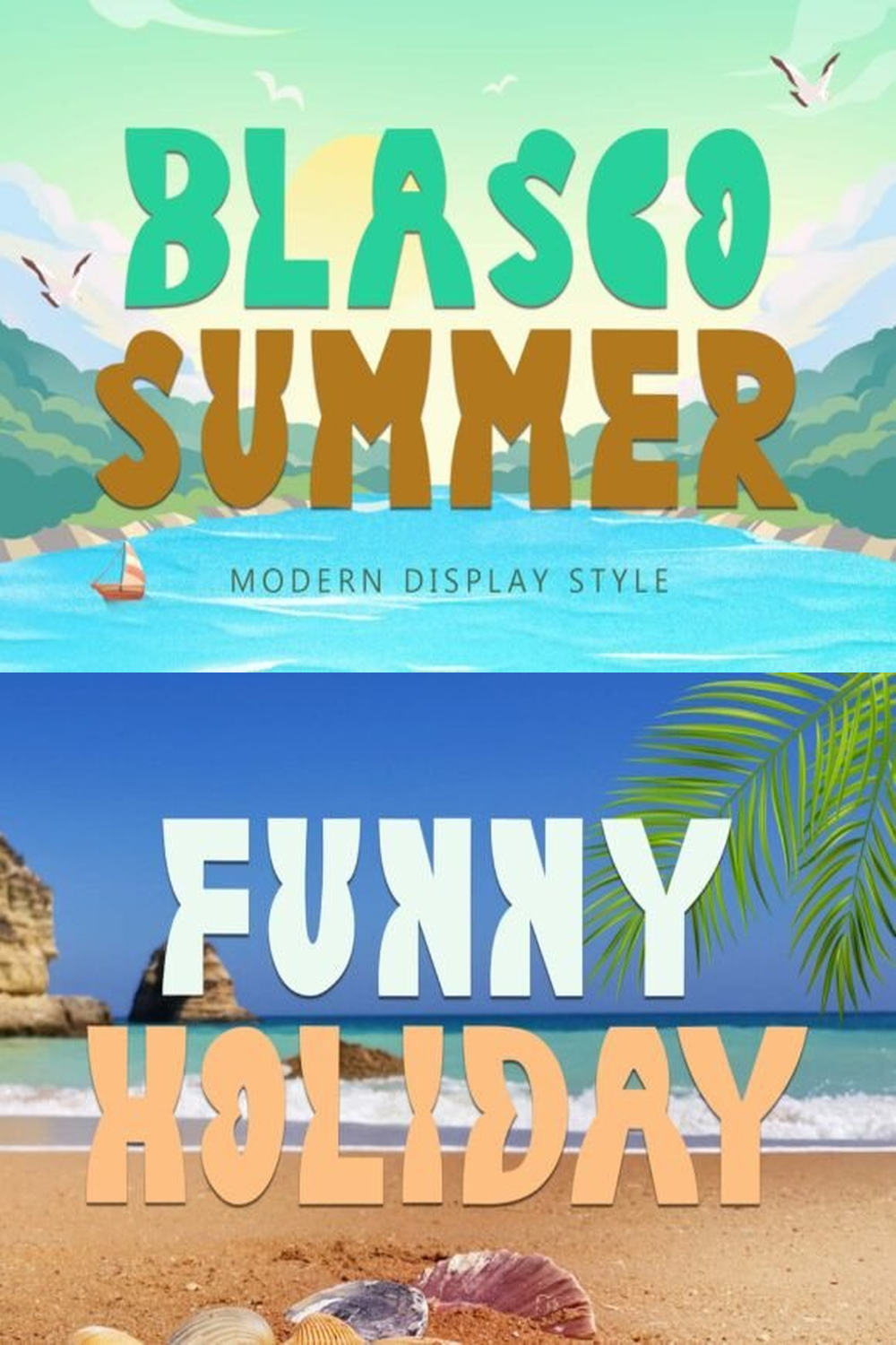 Blasco Summer Font: A Bold & Playful Display Font for Vacations! Blasco Summer Font: A Bold & Playful Display Font for Vacations!