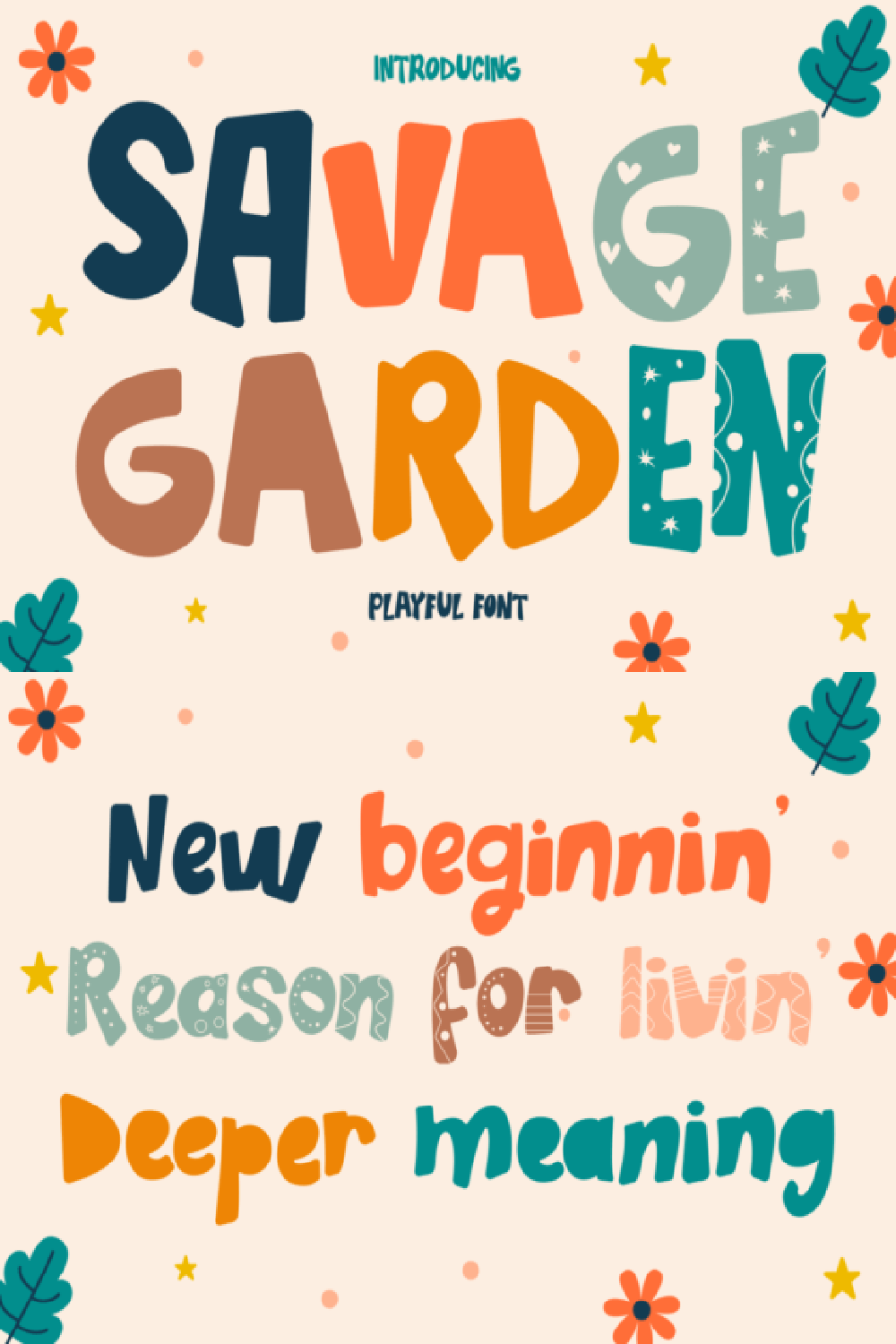 Savage Garden Font