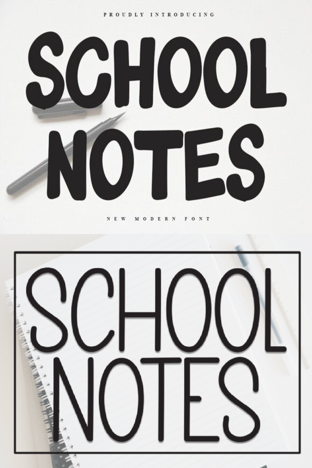 School Notes Font