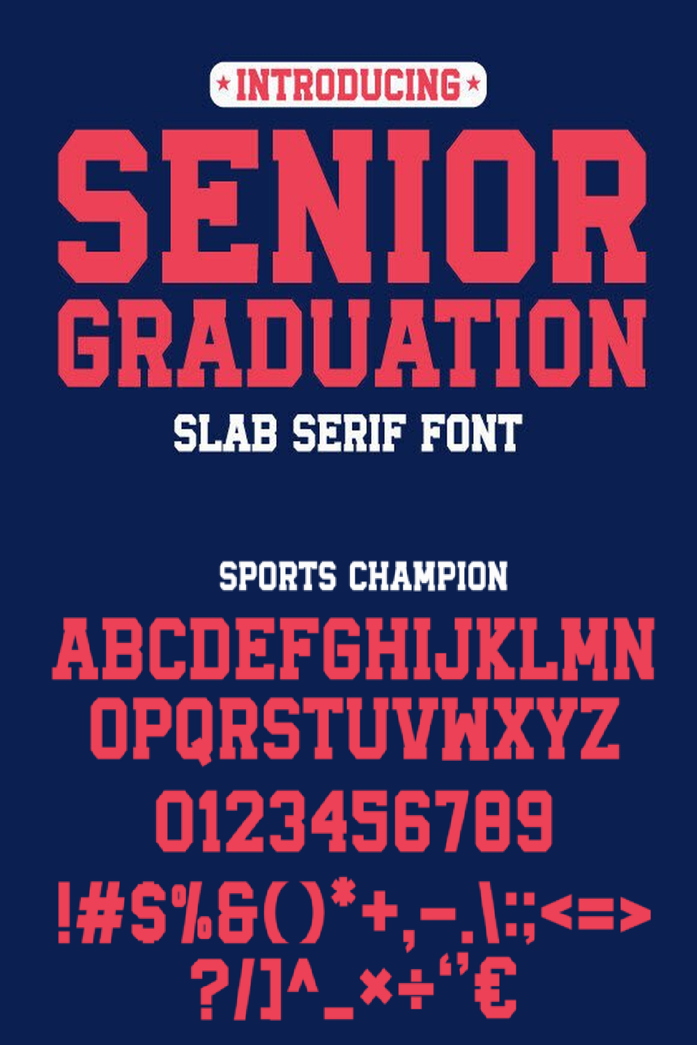Senior Graduation Font