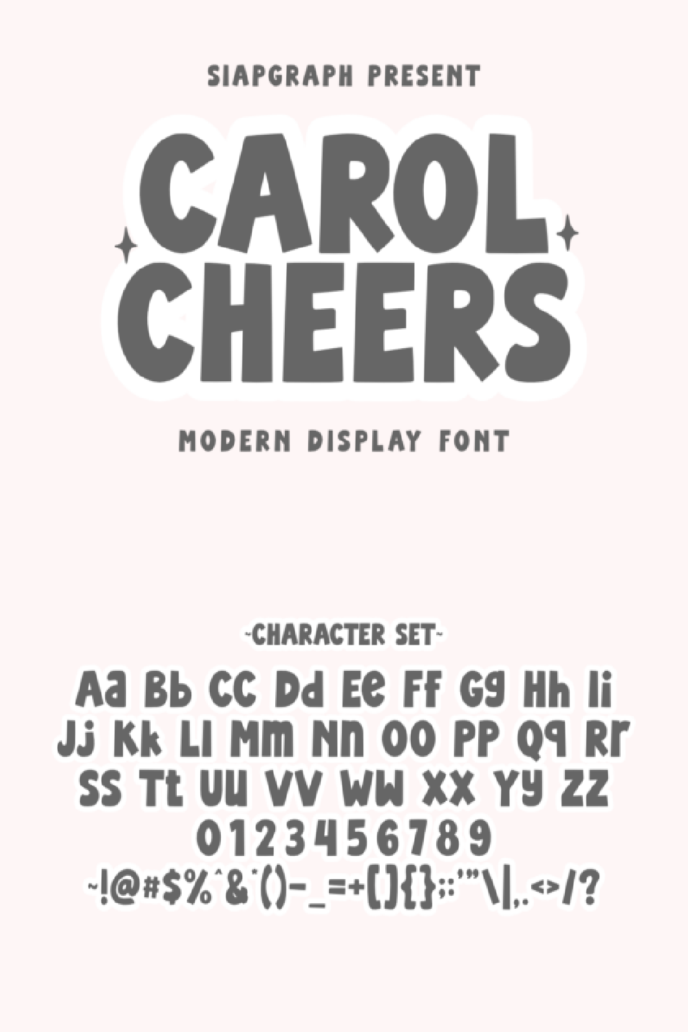 Carol Cheers Font