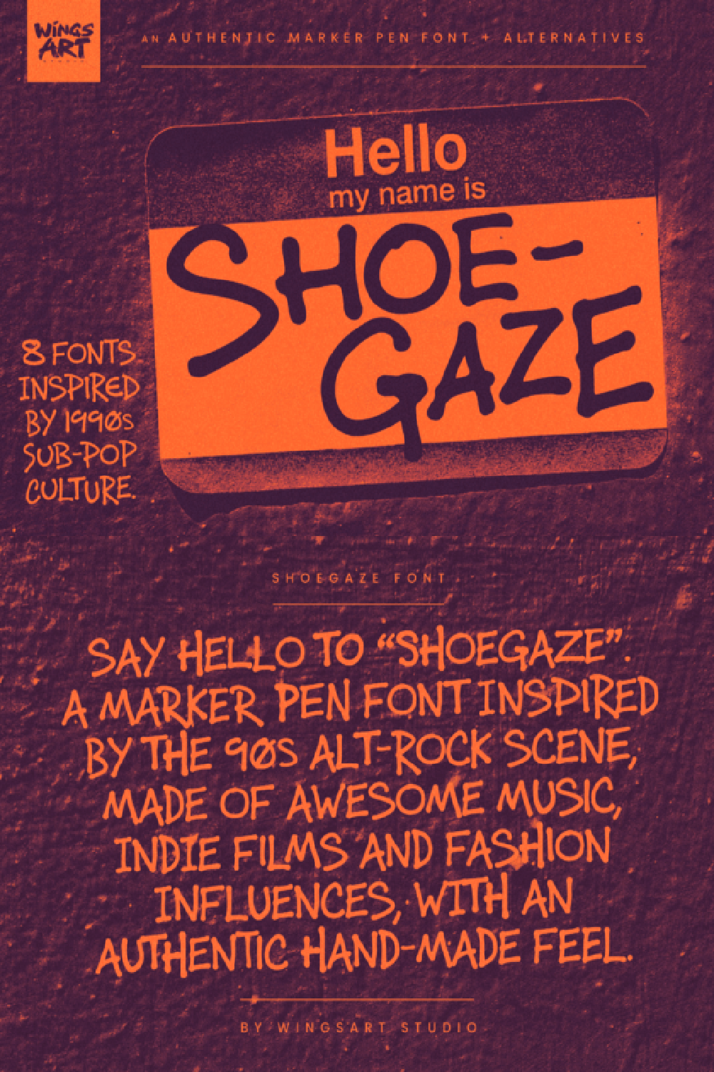 Shoegaze Font