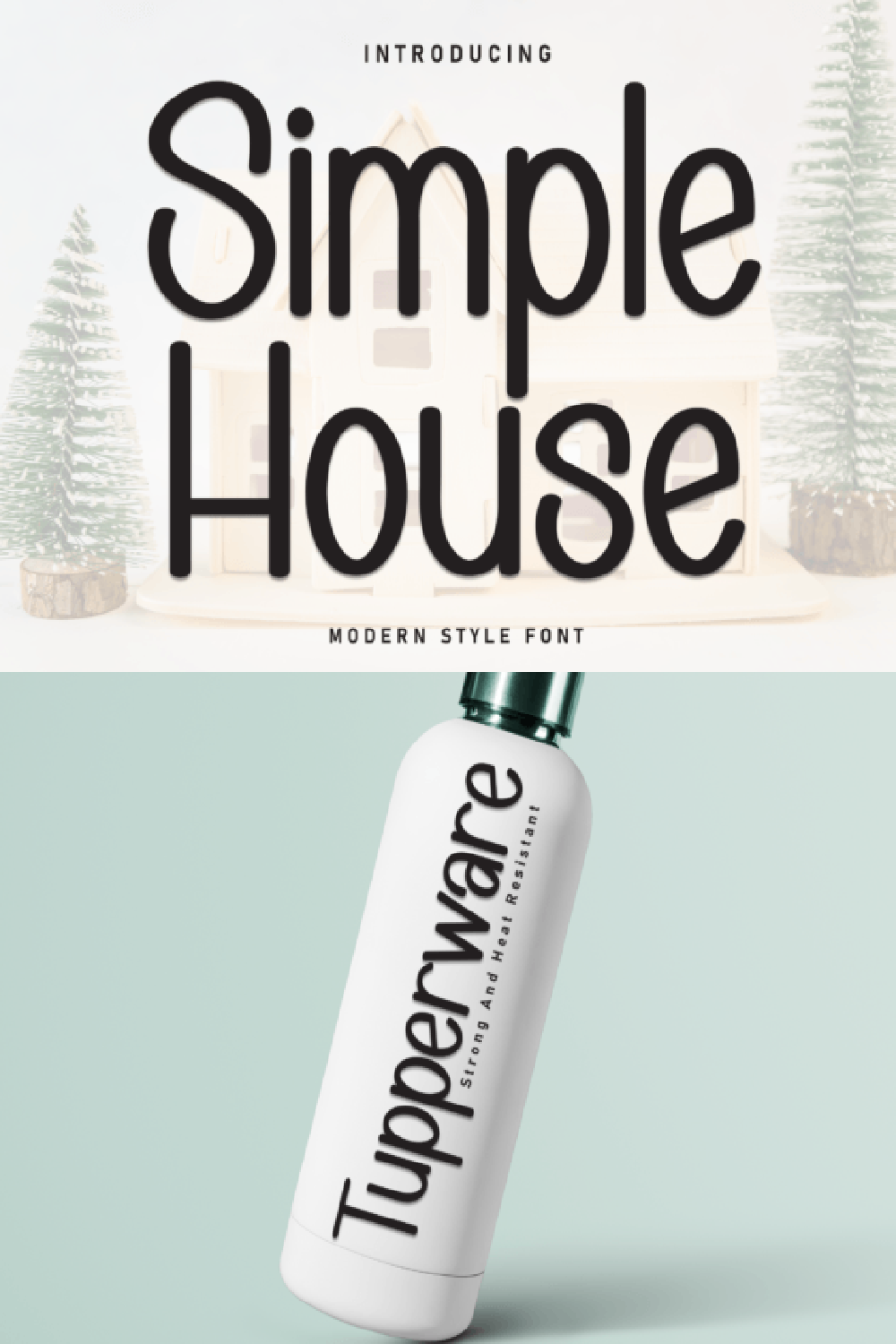 Simple House Font Font