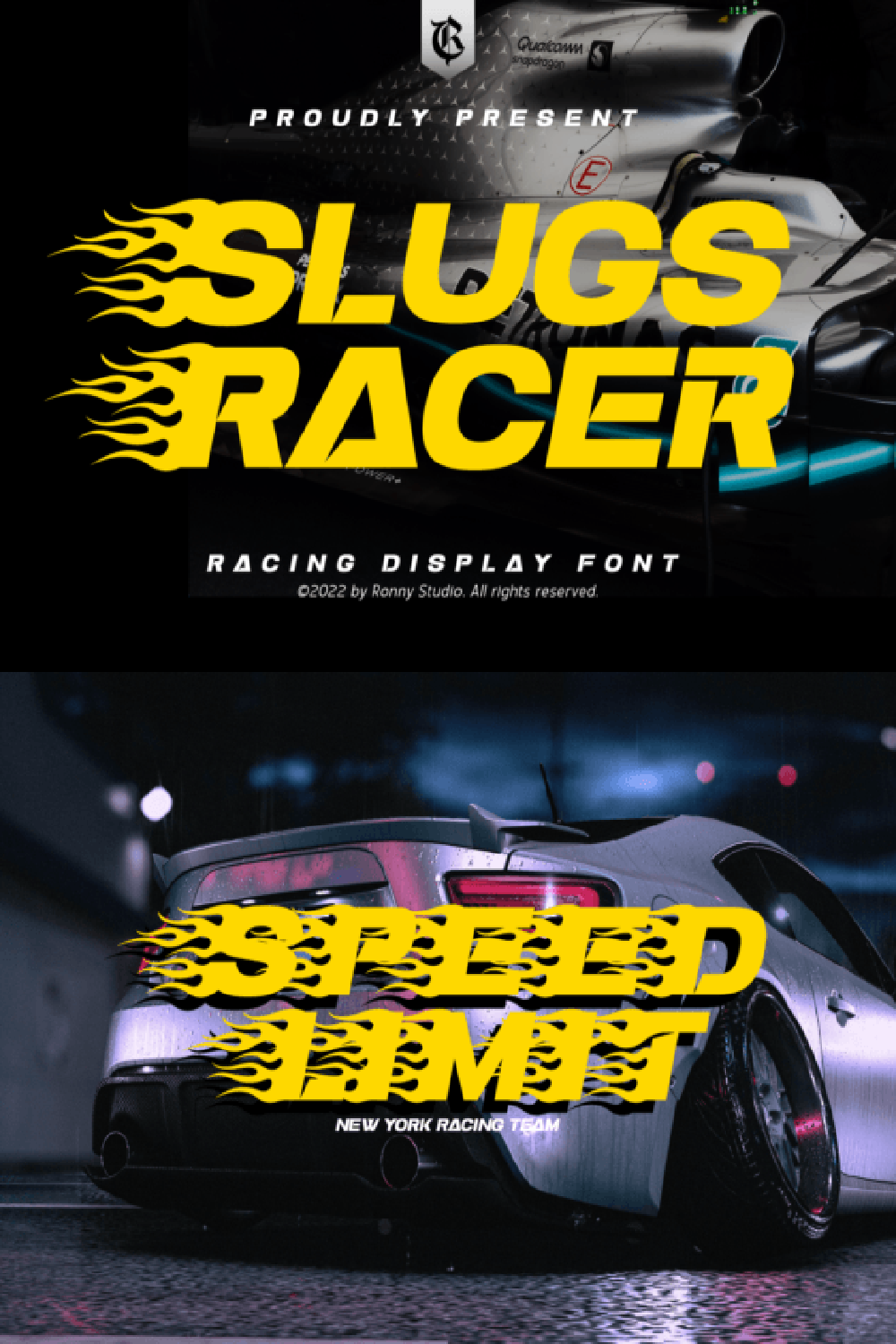 Slugs Racer Font