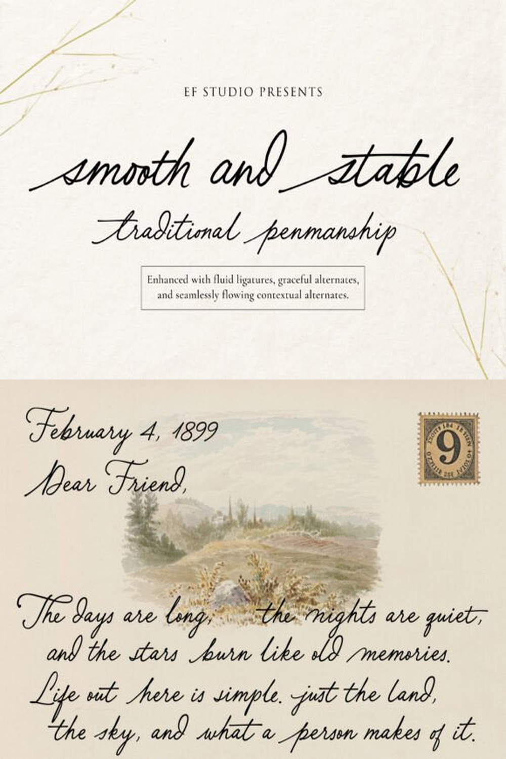 Smooth and Stable Font