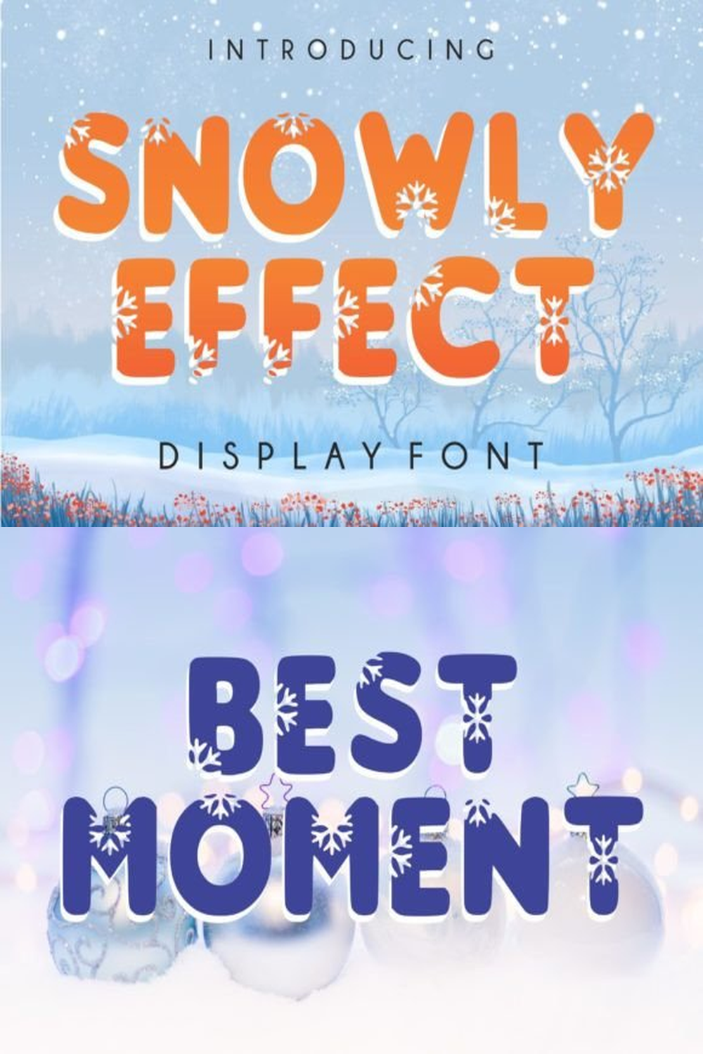 Snowly Effect Font