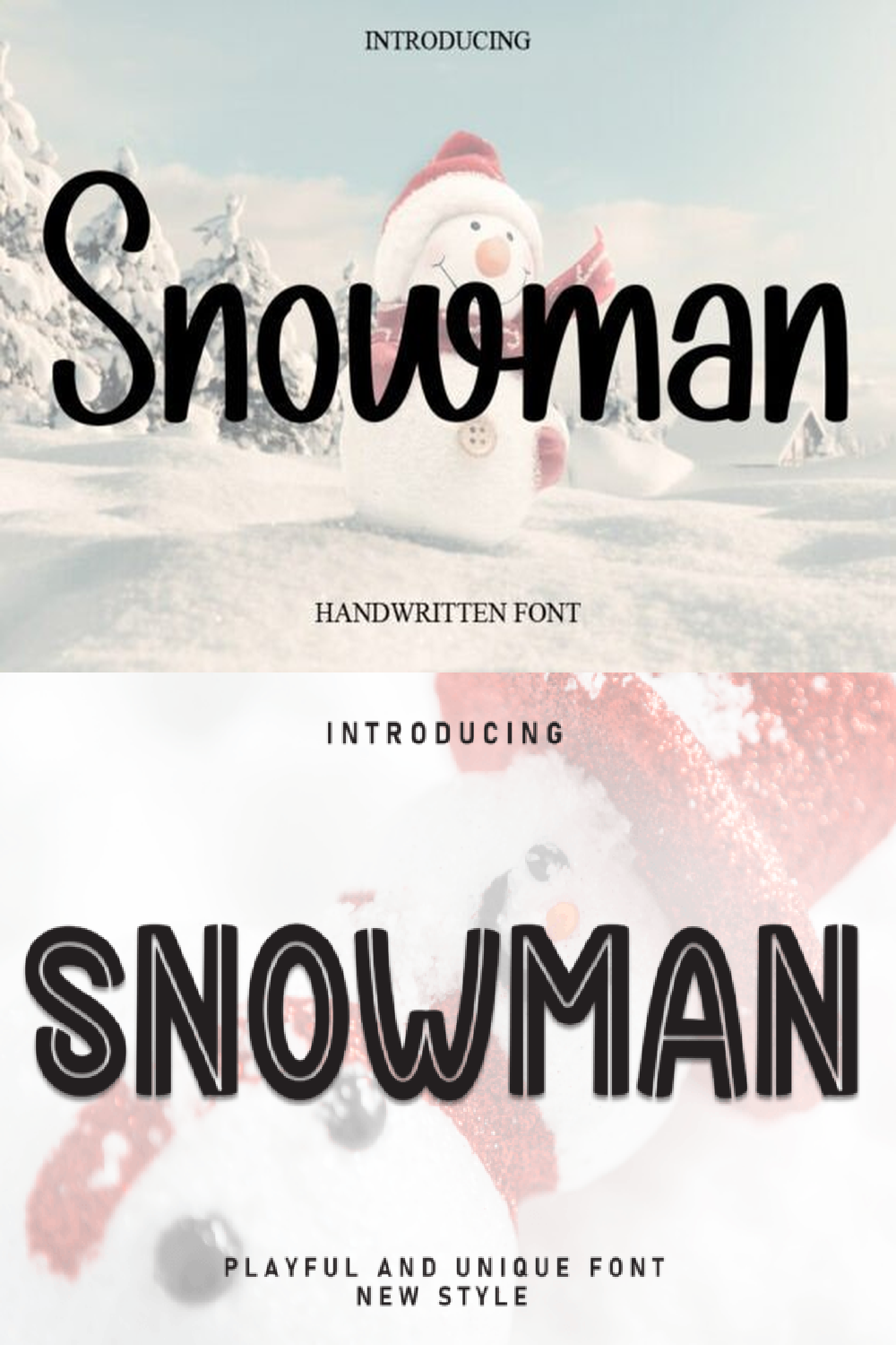 Snowman Font