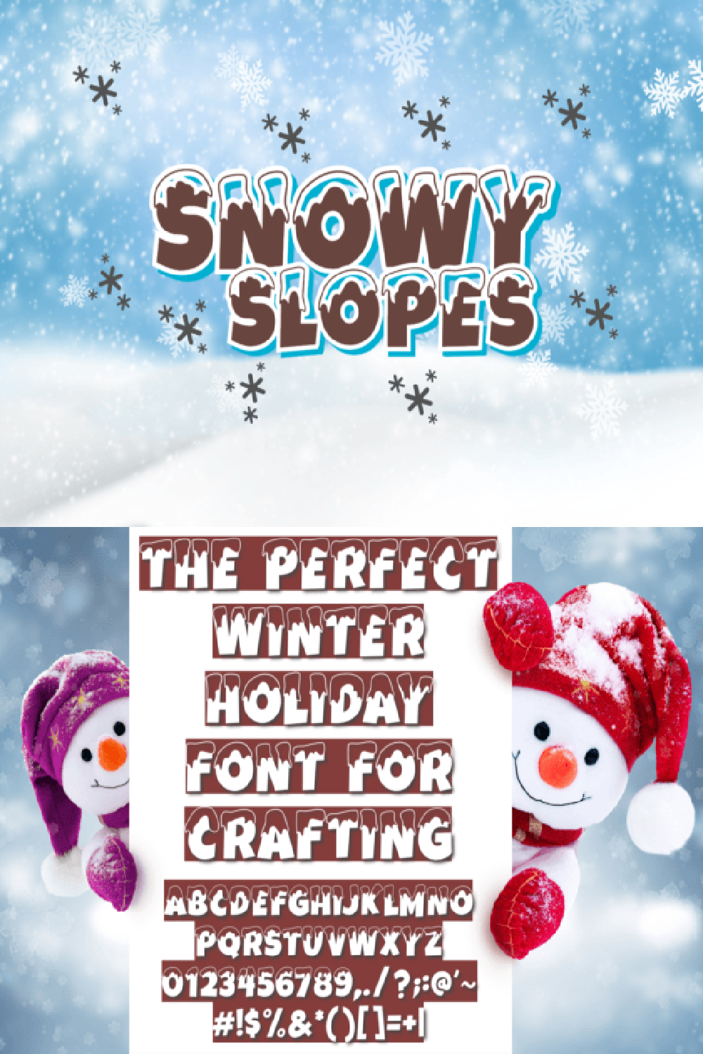 Snowy Slopes Font