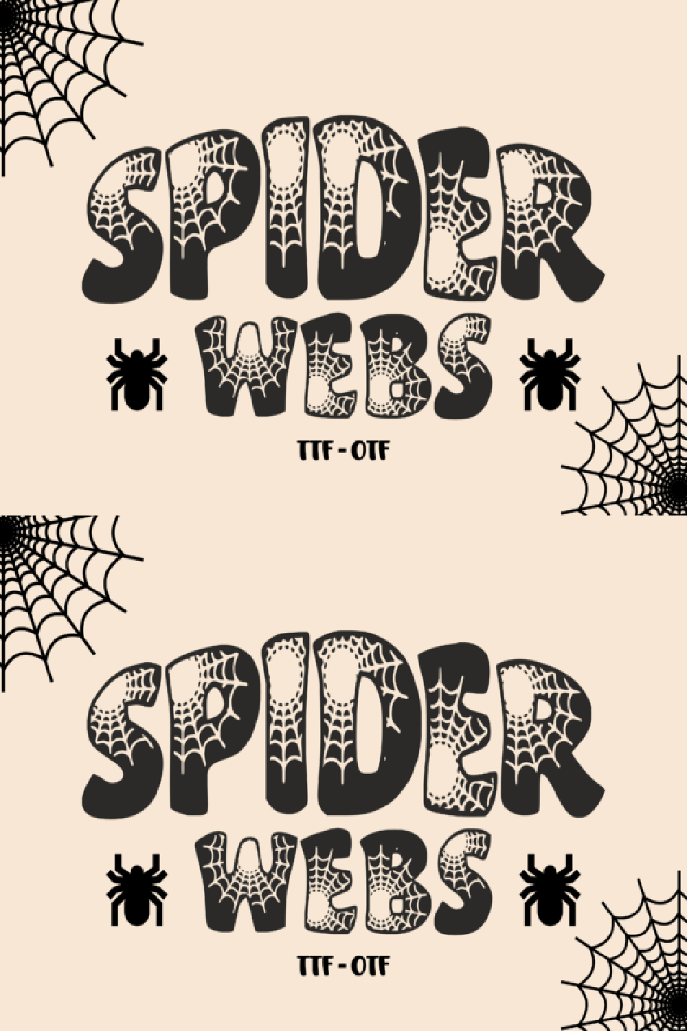 Spider Webs Font