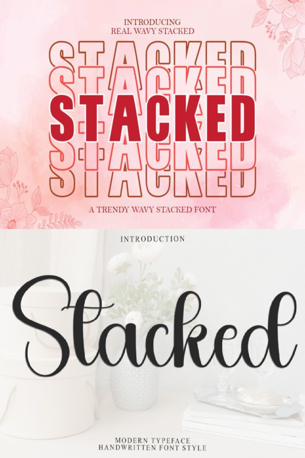 Stacked Font