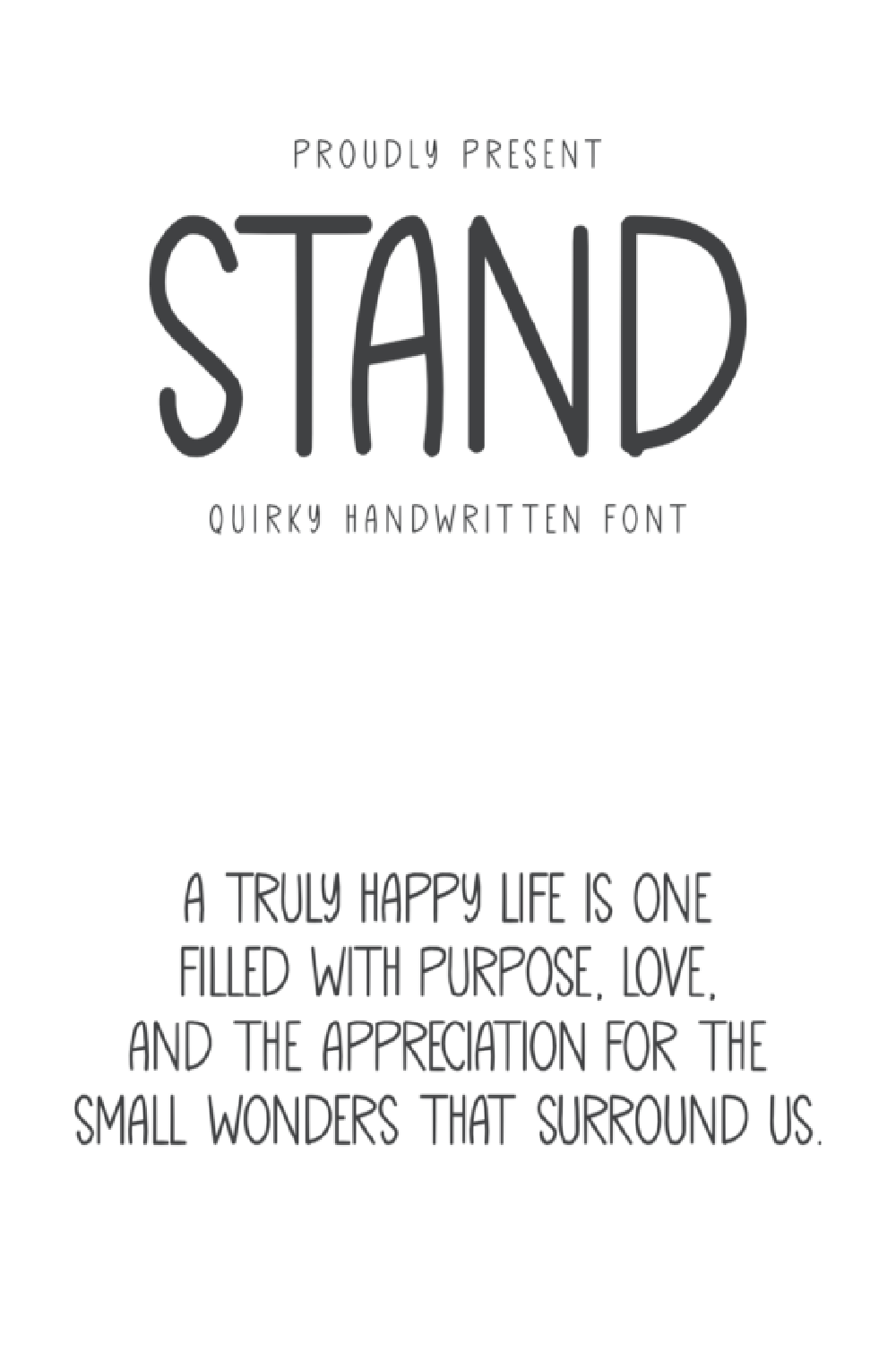 Stand Font