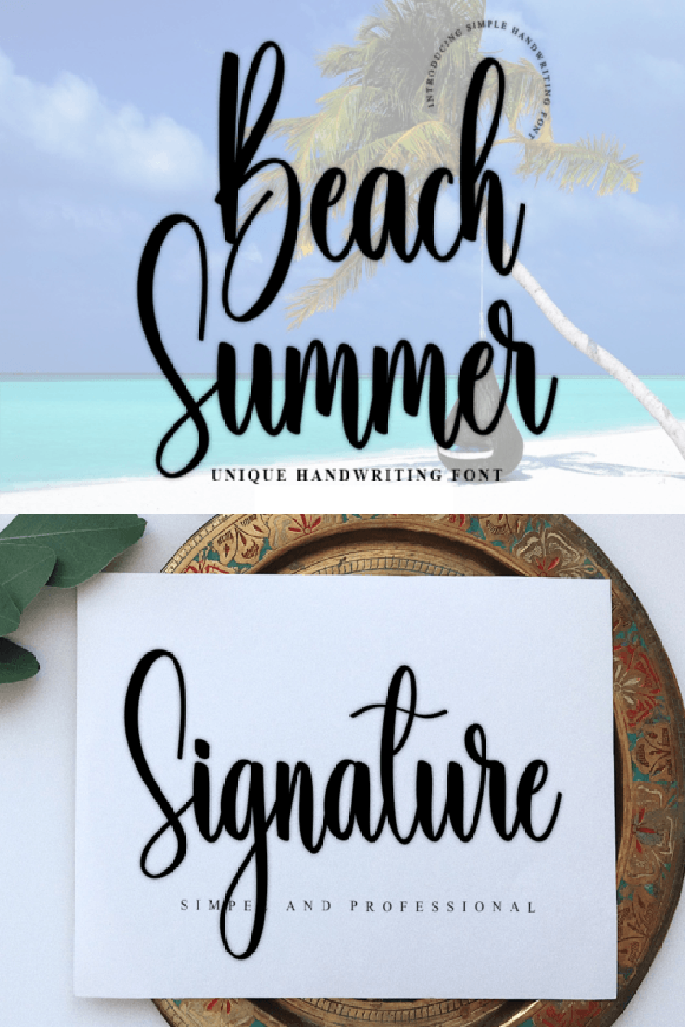 Beach Summer Font