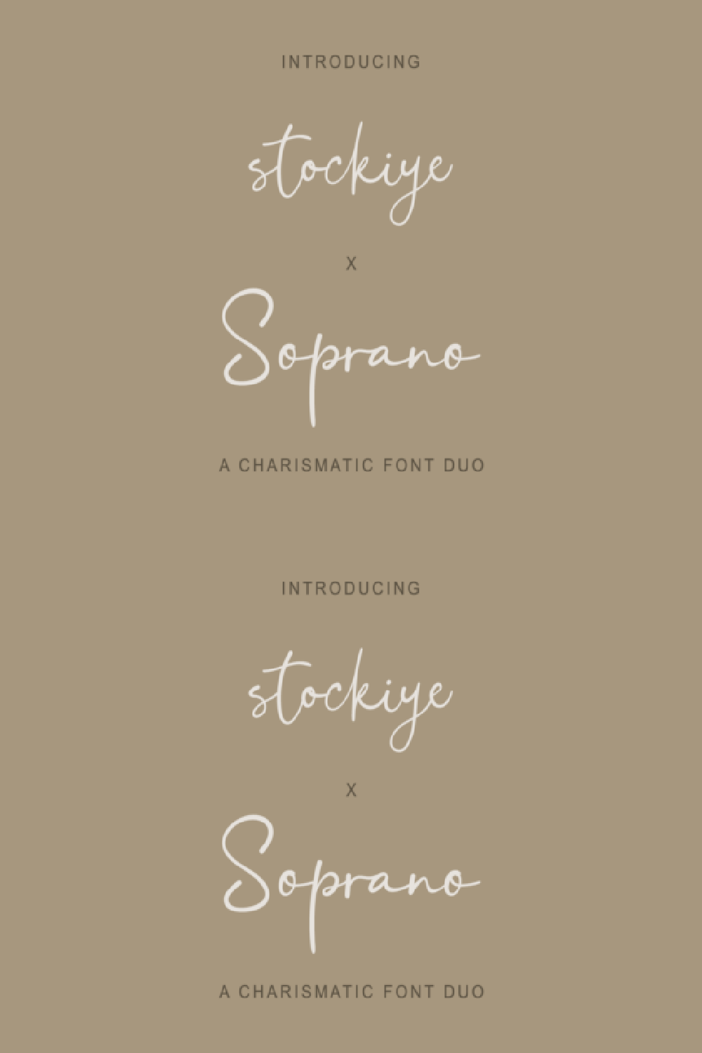 Stockiye X Soprano Font