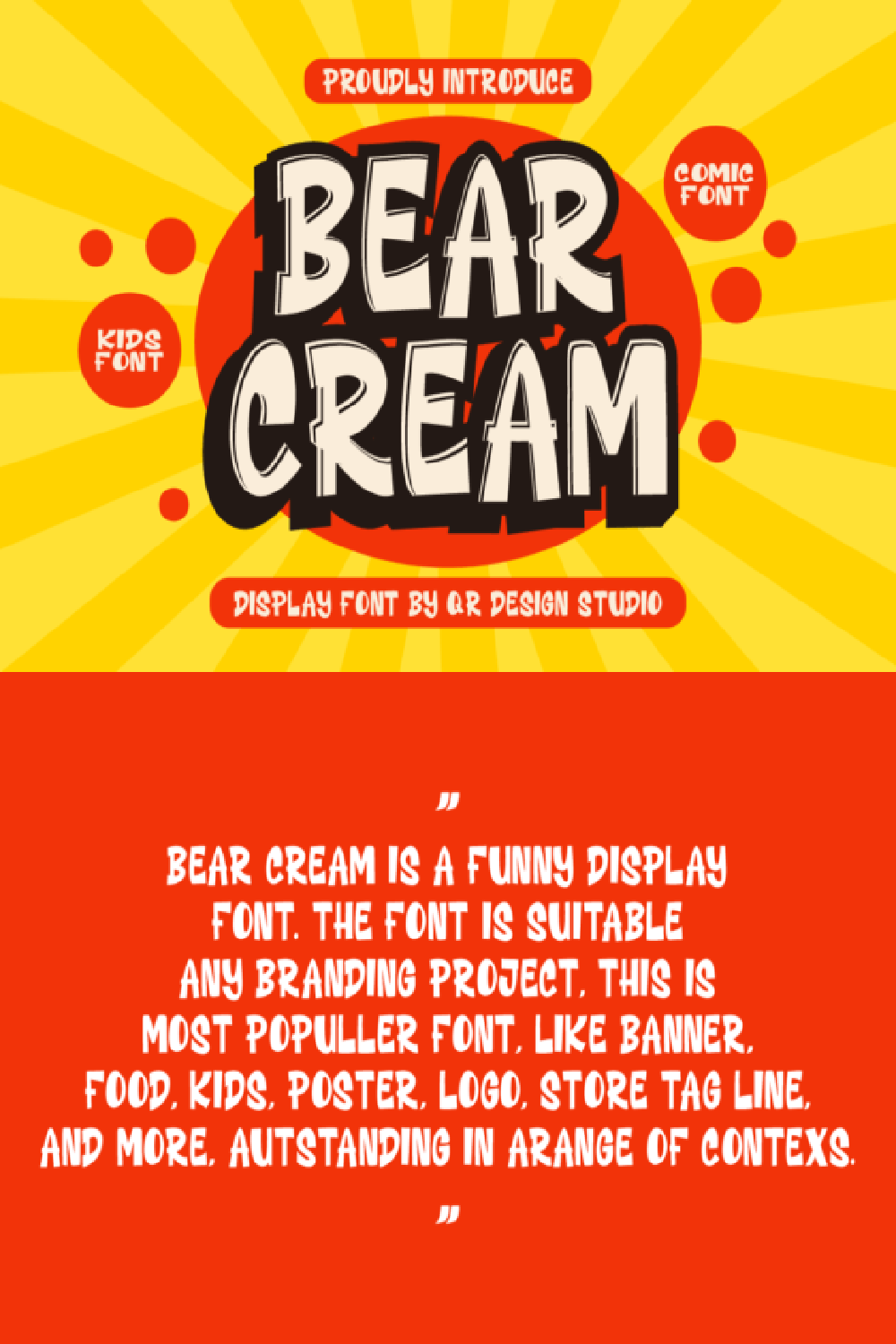 Bear Cream Font