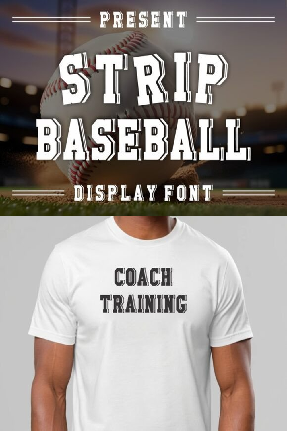 Strip Baseball Font