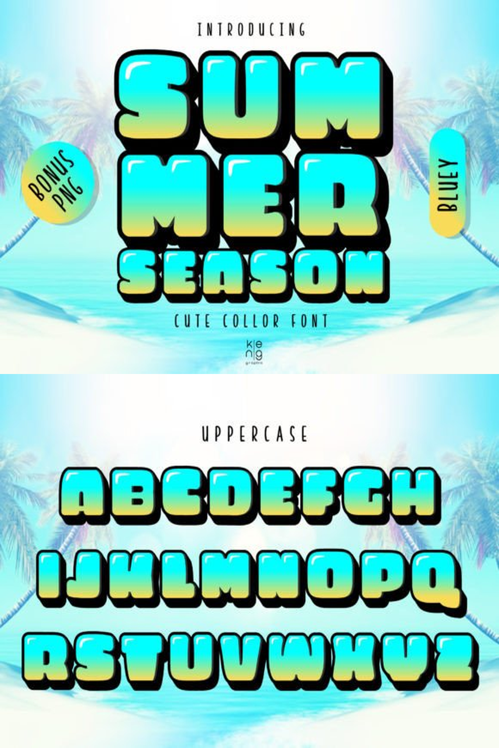 Summer Season Bluey Font