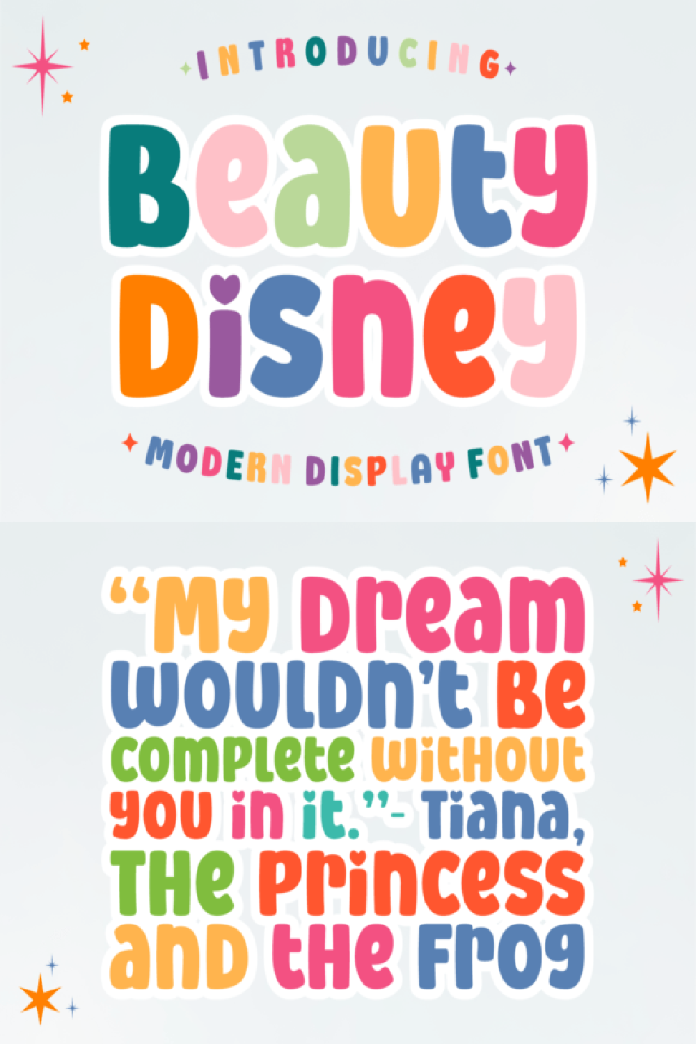 Beauty Disney Font
